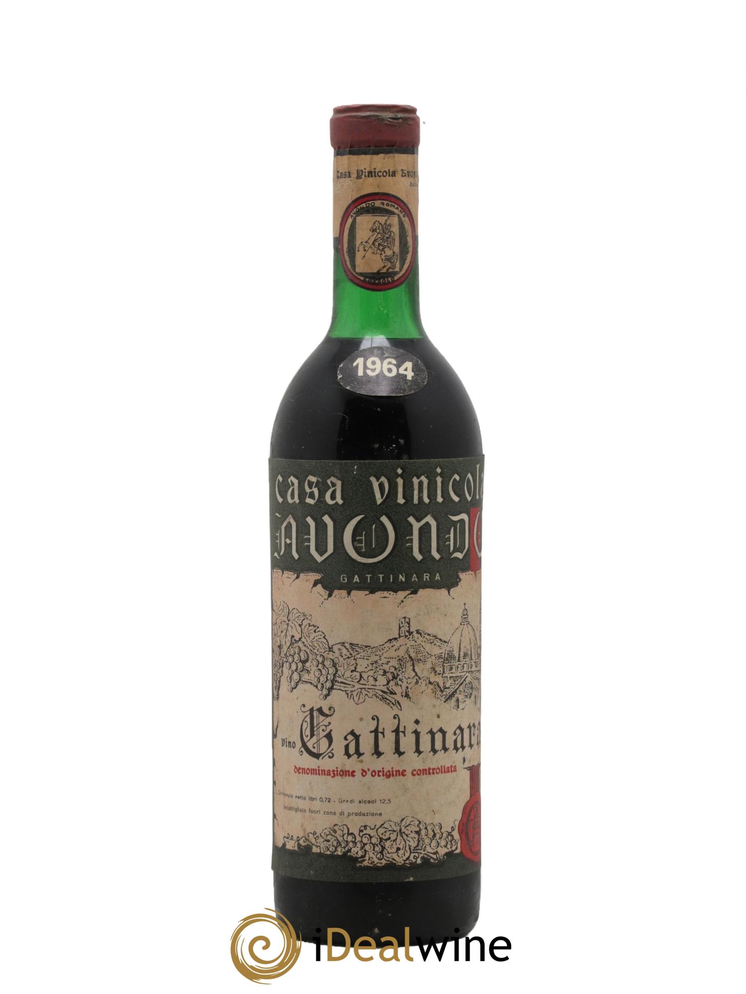 Gattinara DOCG Avondo 1964 - Lot de 1 bouteille - 0