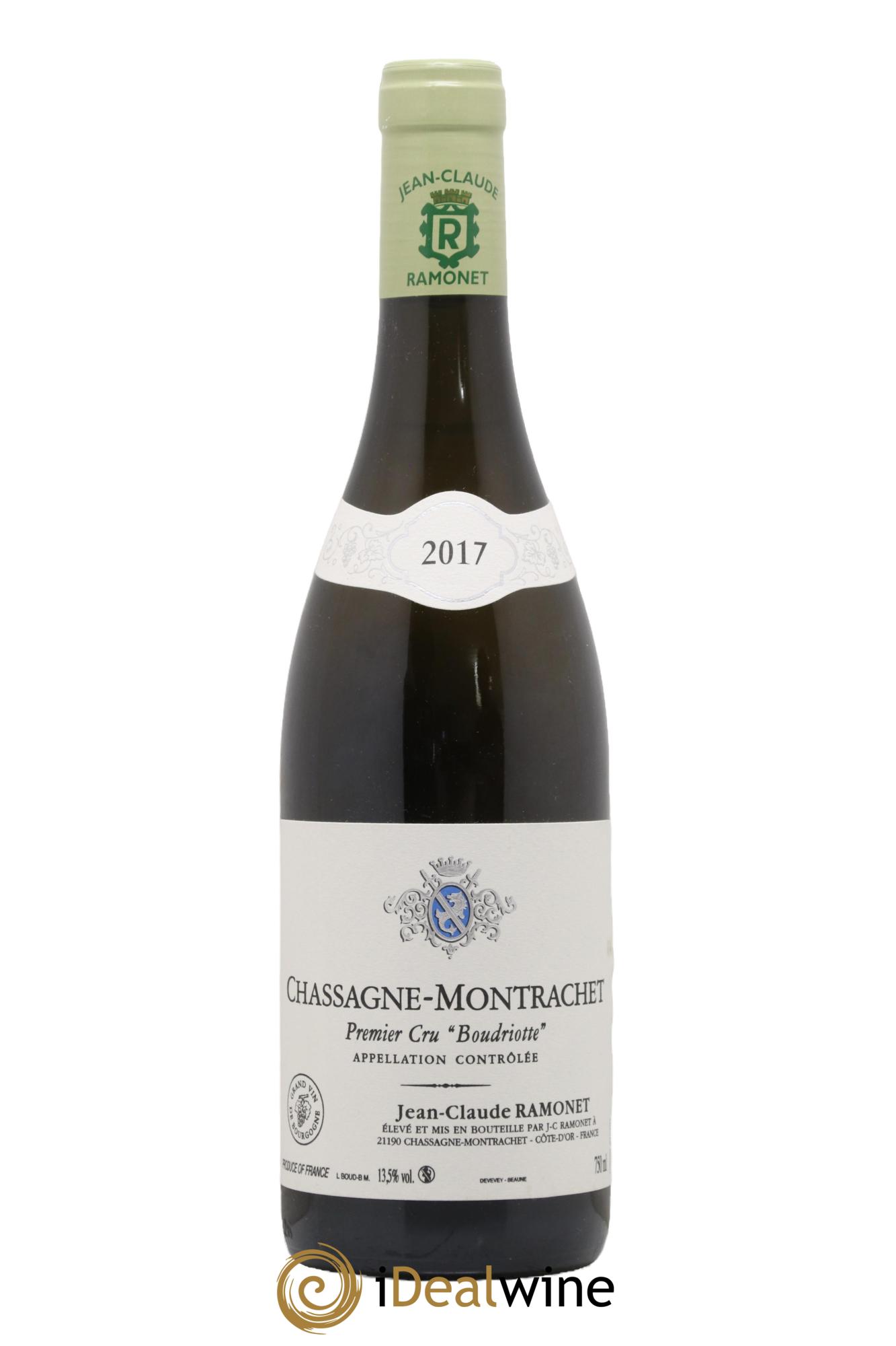 Chassagne-Montrachet 1er Cru Boudriotte Ramonet (Domaine) 2017 - Posten von 1 Flasche - 0