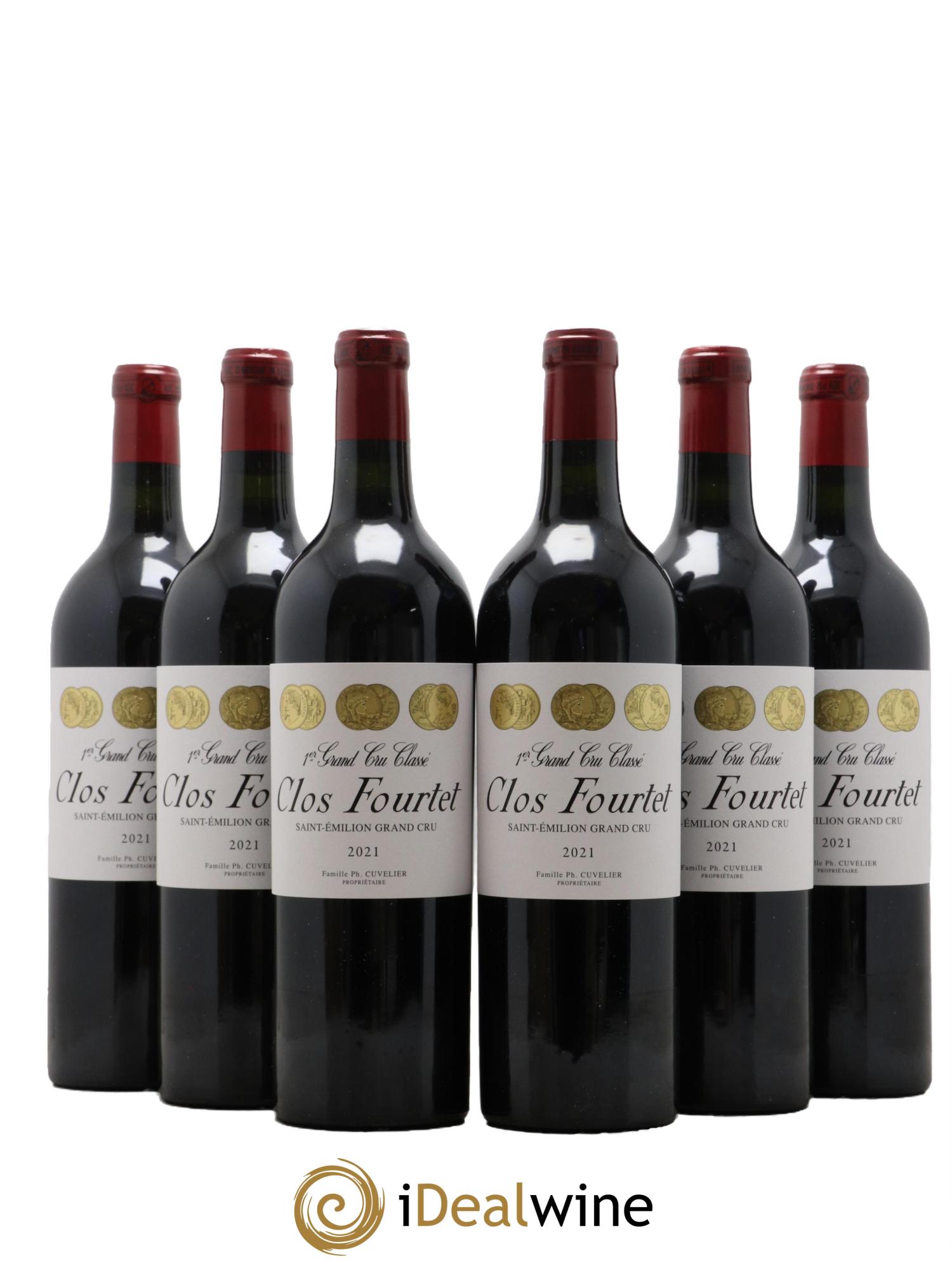 Clos Fourtet 1er Grand Cru Classé B 2021 - Lot de 6 bouteilles - 0