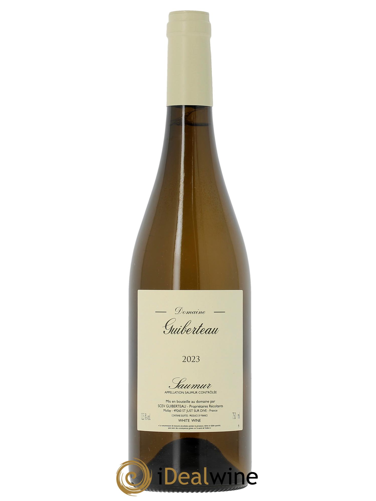 Saumur Domaine Guiberteau  2023 - Posten von 1 Flasche - 0