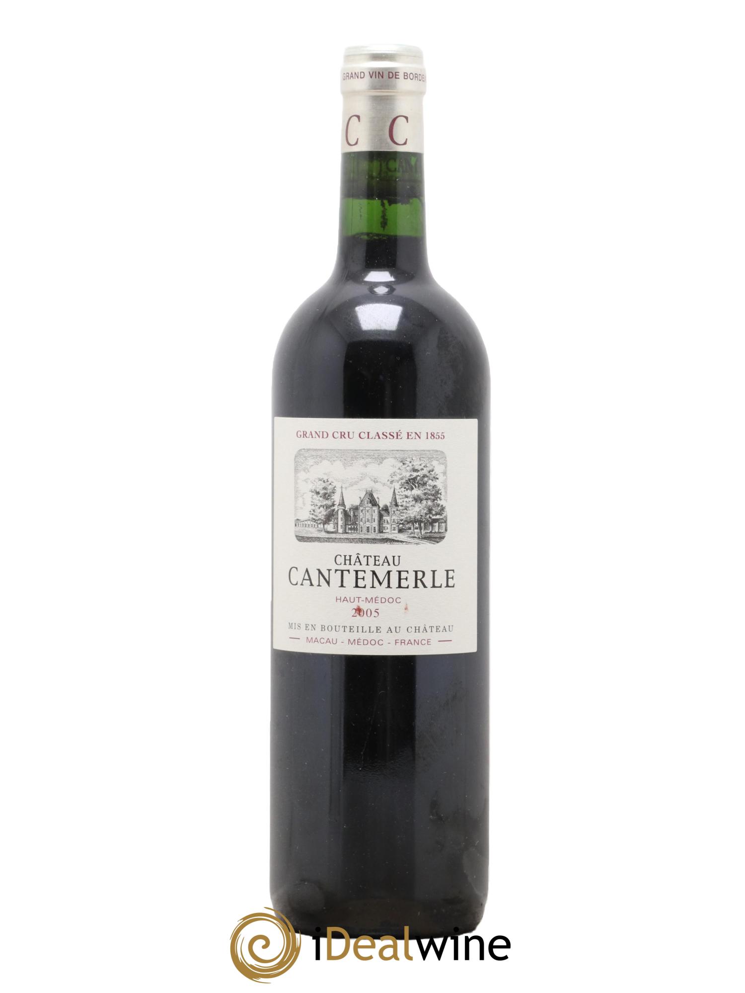 Château Cantemerle 5ème Grand Cru Classé 2005 - Lot de 1 bouteille - 0