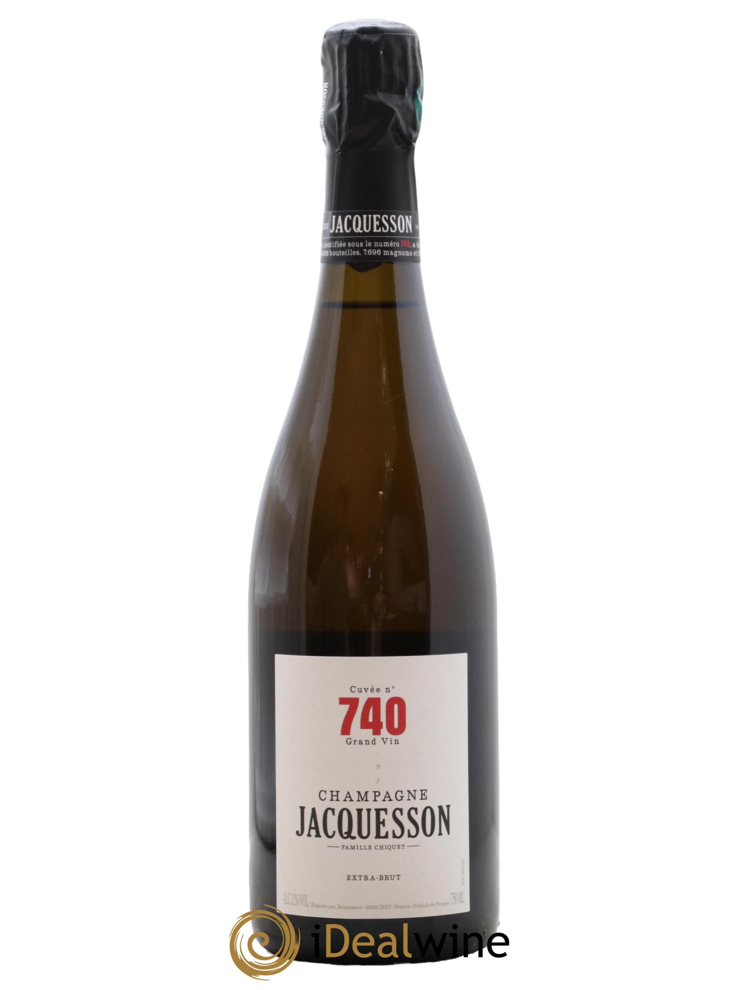 Cuvée 740 Extra Brut Jacquesson - Posten von 1 Flasche - 0