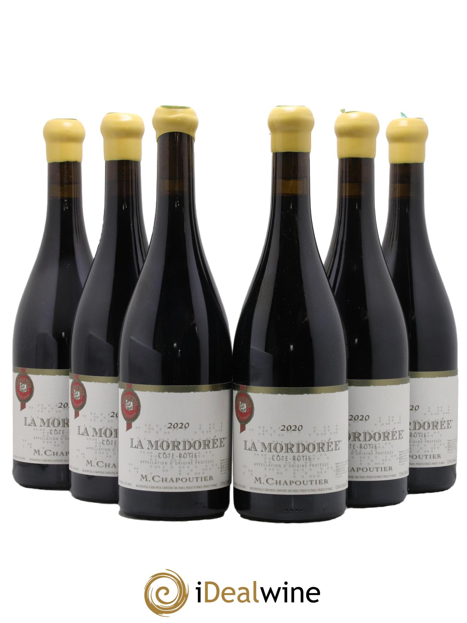 Côte-Rôtie La Mordorée Chapoutier 2020 - Lot de 6 bouteilles - 0