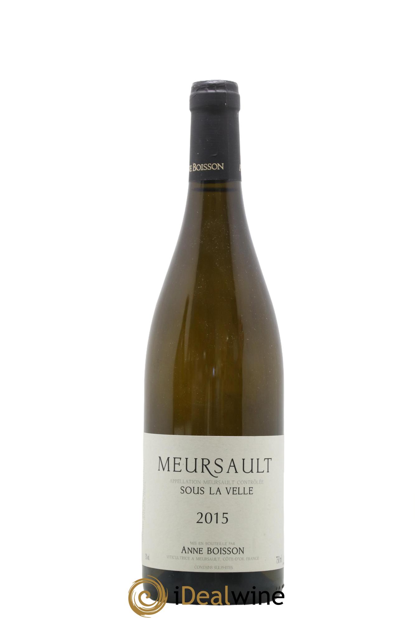 Meursault Sous la Velle Anne Boisson 2015 - Posten von 1 Flasche - 0