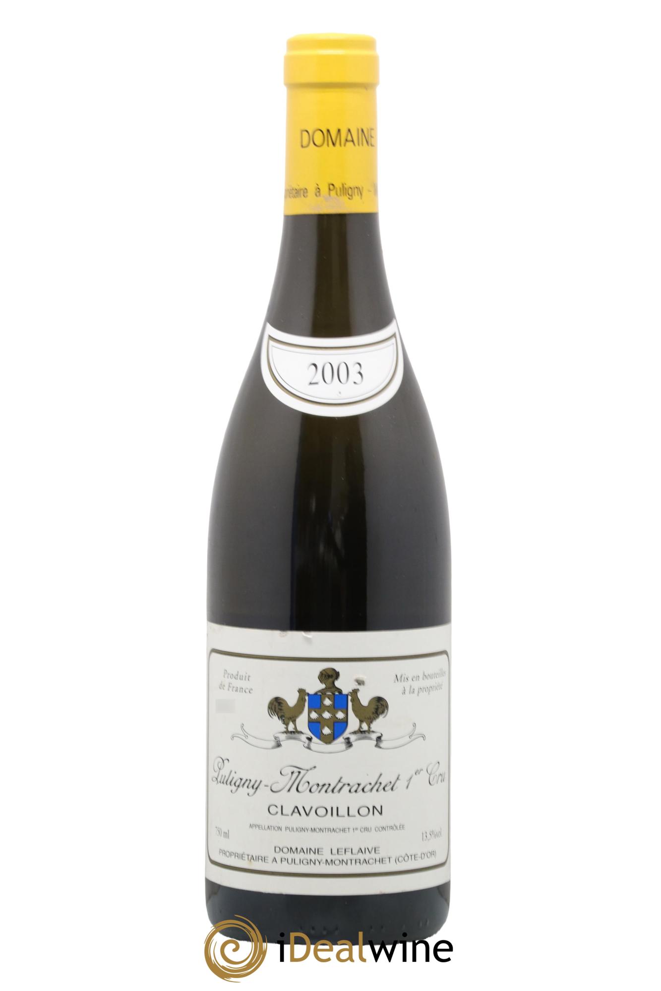 Puligny-Montrachet 1er Cru Clavoillon Leflaive (Domaine) 2003 - Lotto di 1 bottiglia - 0