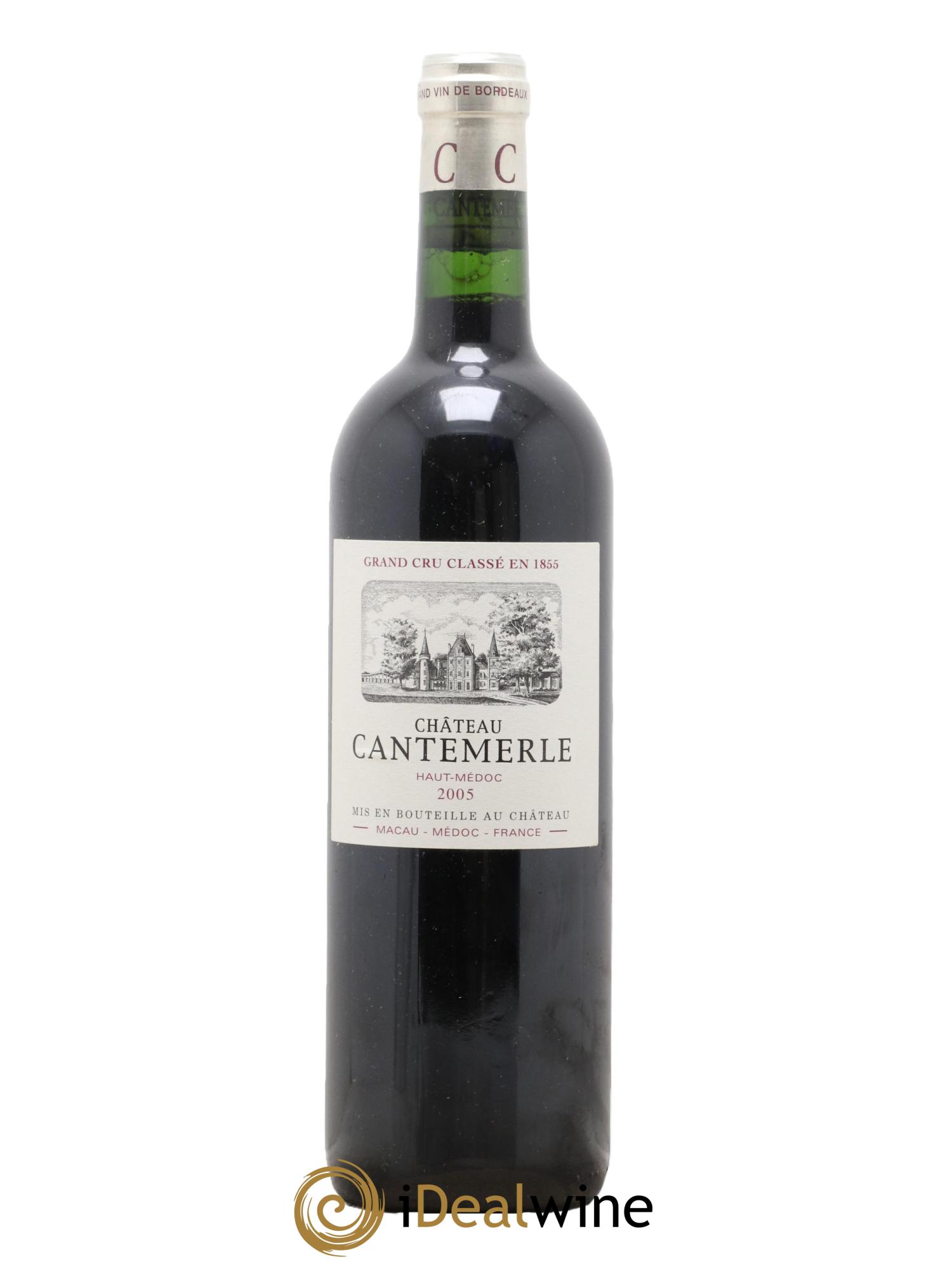 Château Cantemerle 5ème Grand Cru Classé 2005 - Lot de 1 bouteille - 0