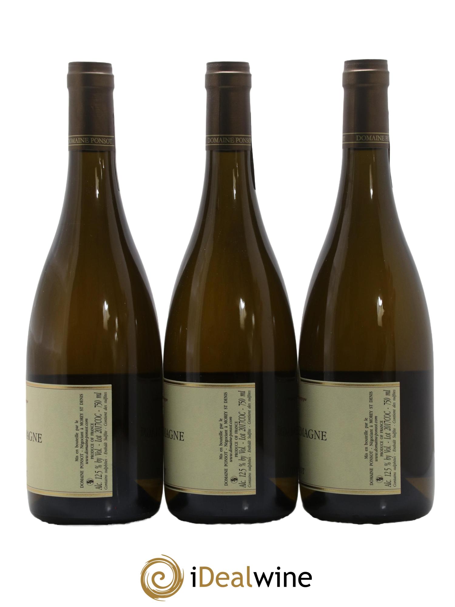 Corton-Charlemagne Grand Cru Ponsot (Domaine) 2017 - Lot de 3 bouteilles - 2