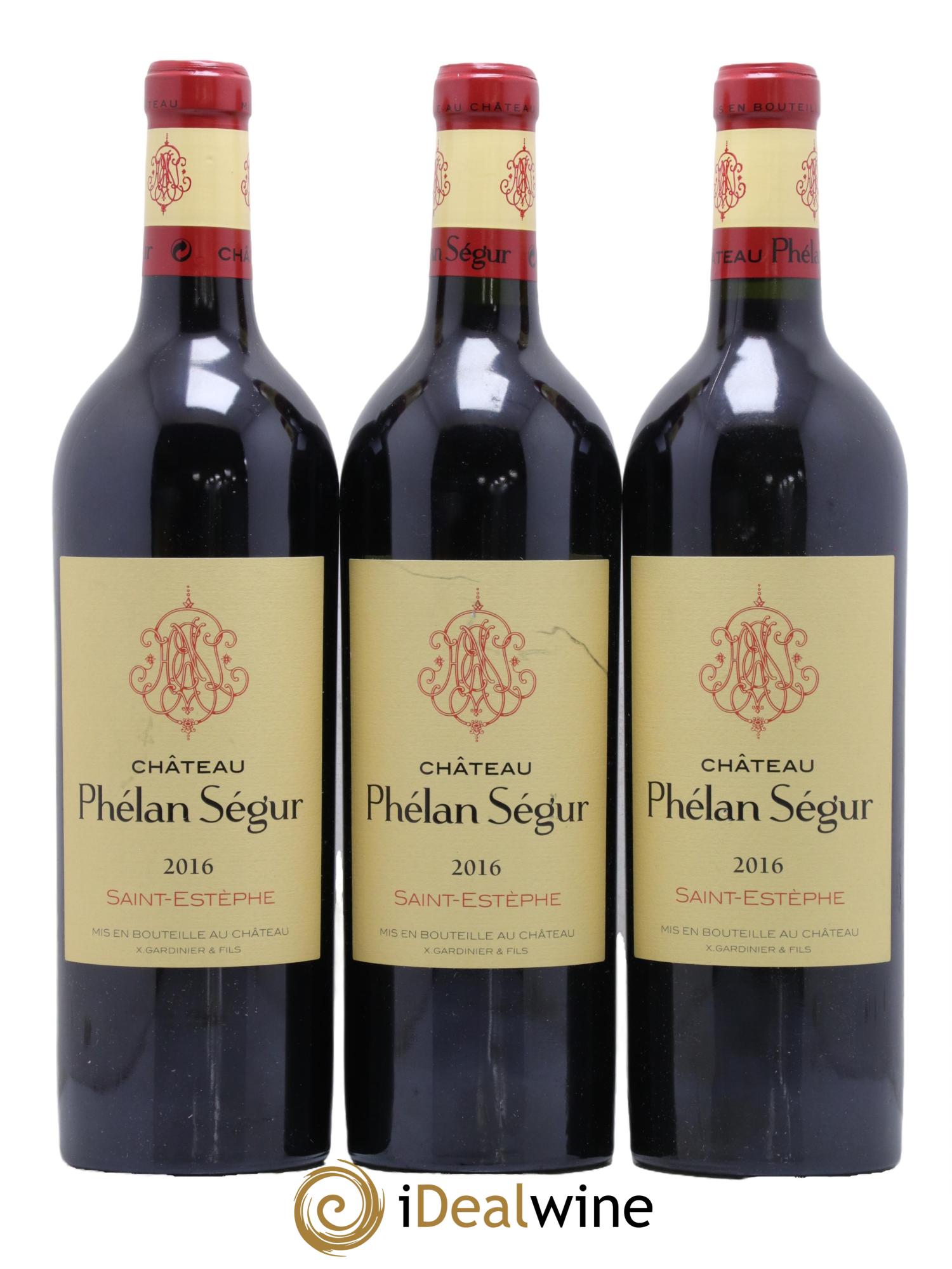 Château Phélan Ségur  2016 - Lot de 3 bouteilles - 0