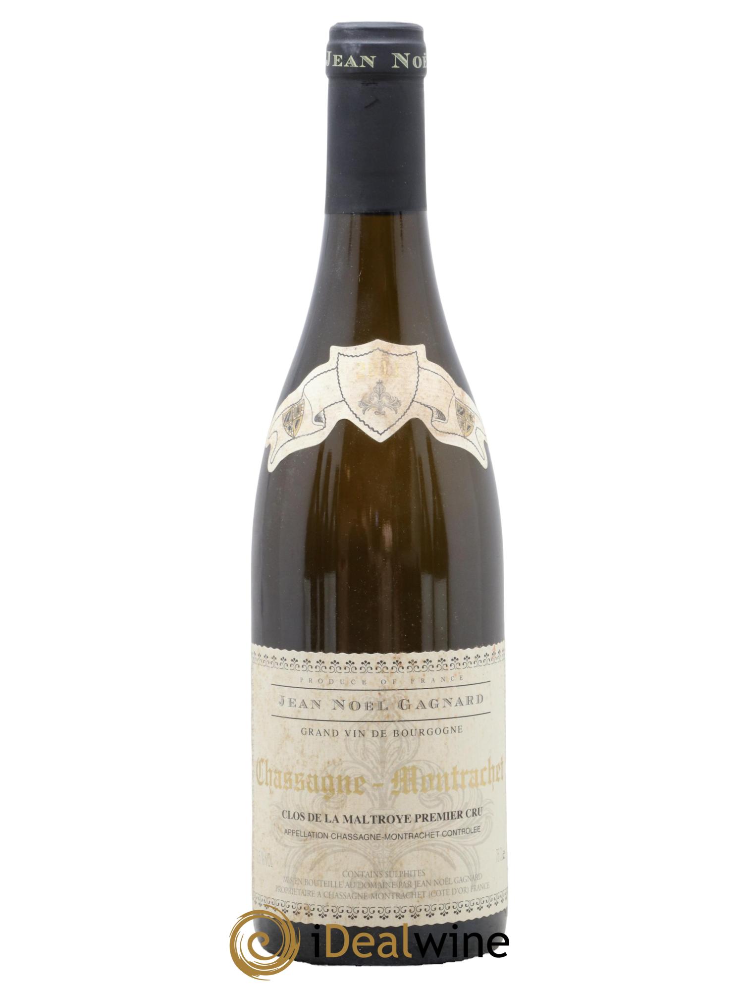 Chassagne-Montrachet 1er Cru Clos de la Maltroye Jean-Noël Gagnard (Domaine)  2011 - Lot de 1 bouteille - 0