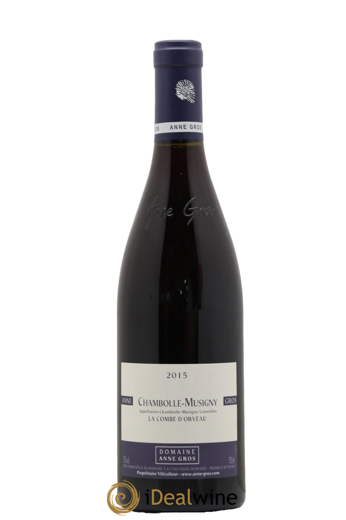 Chambolle-Musigny La Combe d'Orveau Anne Gros 2015 - Lot of 1 bottle - 0