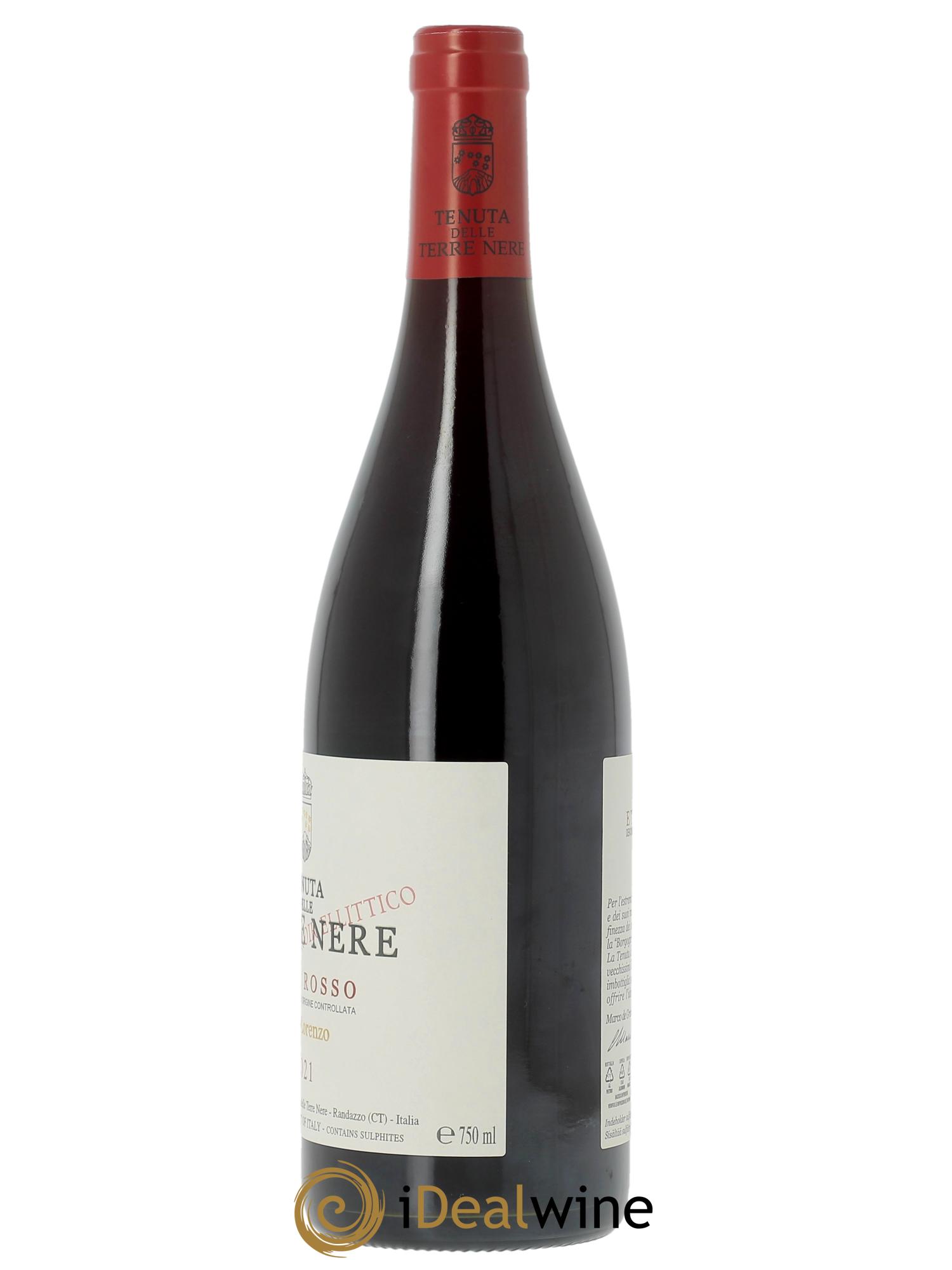 Etna Rosso DOC Tenuta delle Terre Nere San Lorenzo  2021 - Posten von 1 Flasche - 3