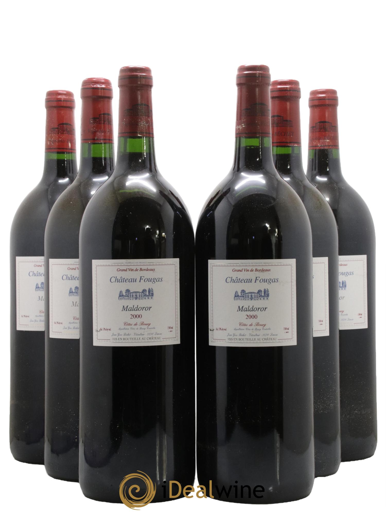 Château Fougas Maldoror 2000 - Lot of 6 magnums - 0