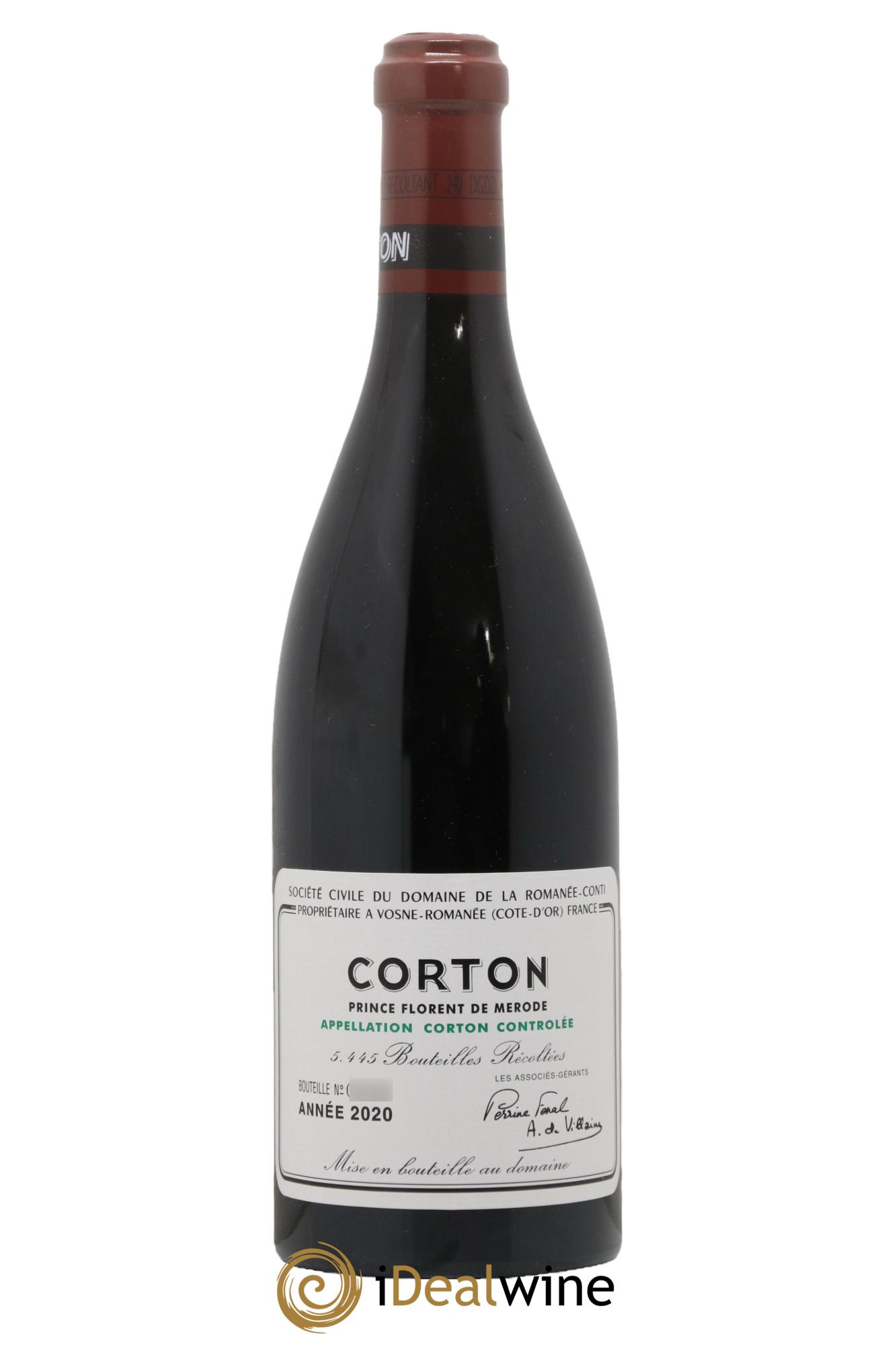 Corton Grand Cru Domaine de la Romanée-Conti 2020 - Lotto di 1 bottiglia - 0