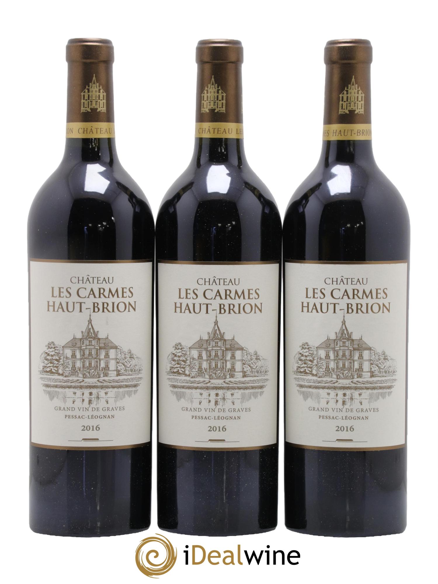 Château Les Carmes Haut-Brion 2016 - Lot of 6 bottles - 2