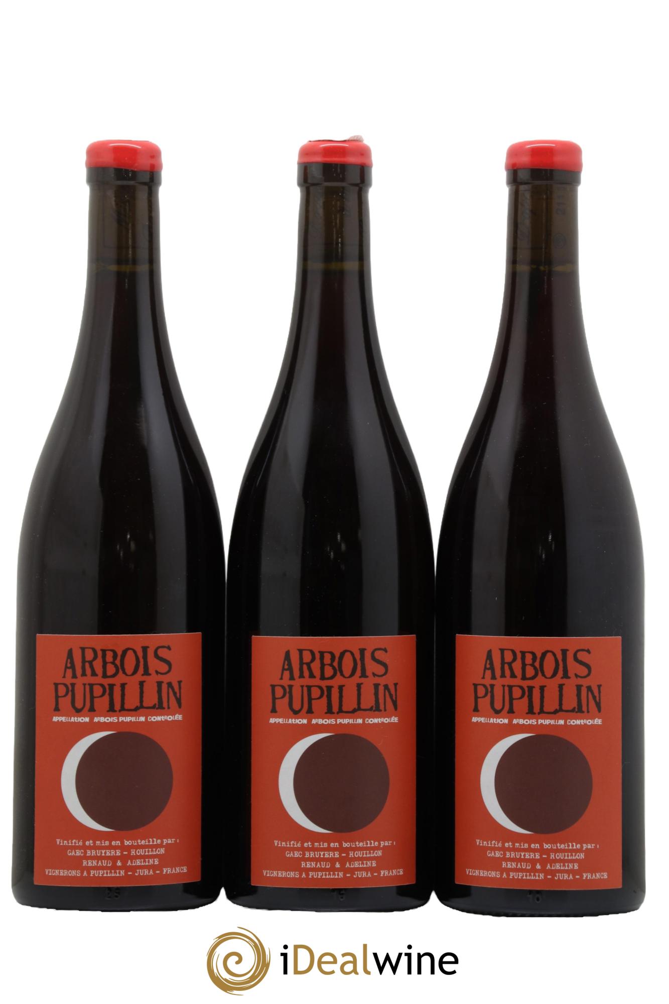 Arbois Pupillin Ploussard En Aspis Adeline Houillon & Renaud Bruyère  2020 - Lot of 3 bottles - 0