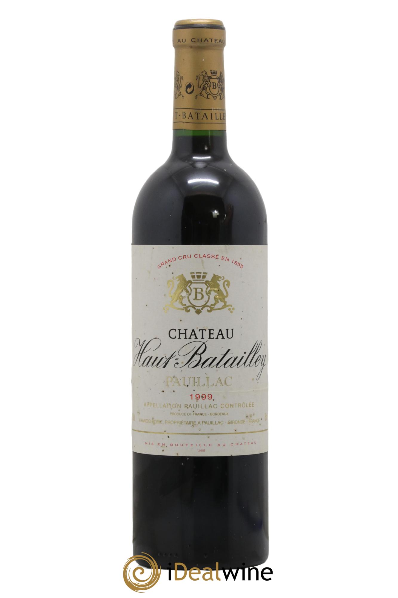 Château Haut Batailley 5ème Grand Cru Classé 1999 - Lot de 1 bouteille - 0