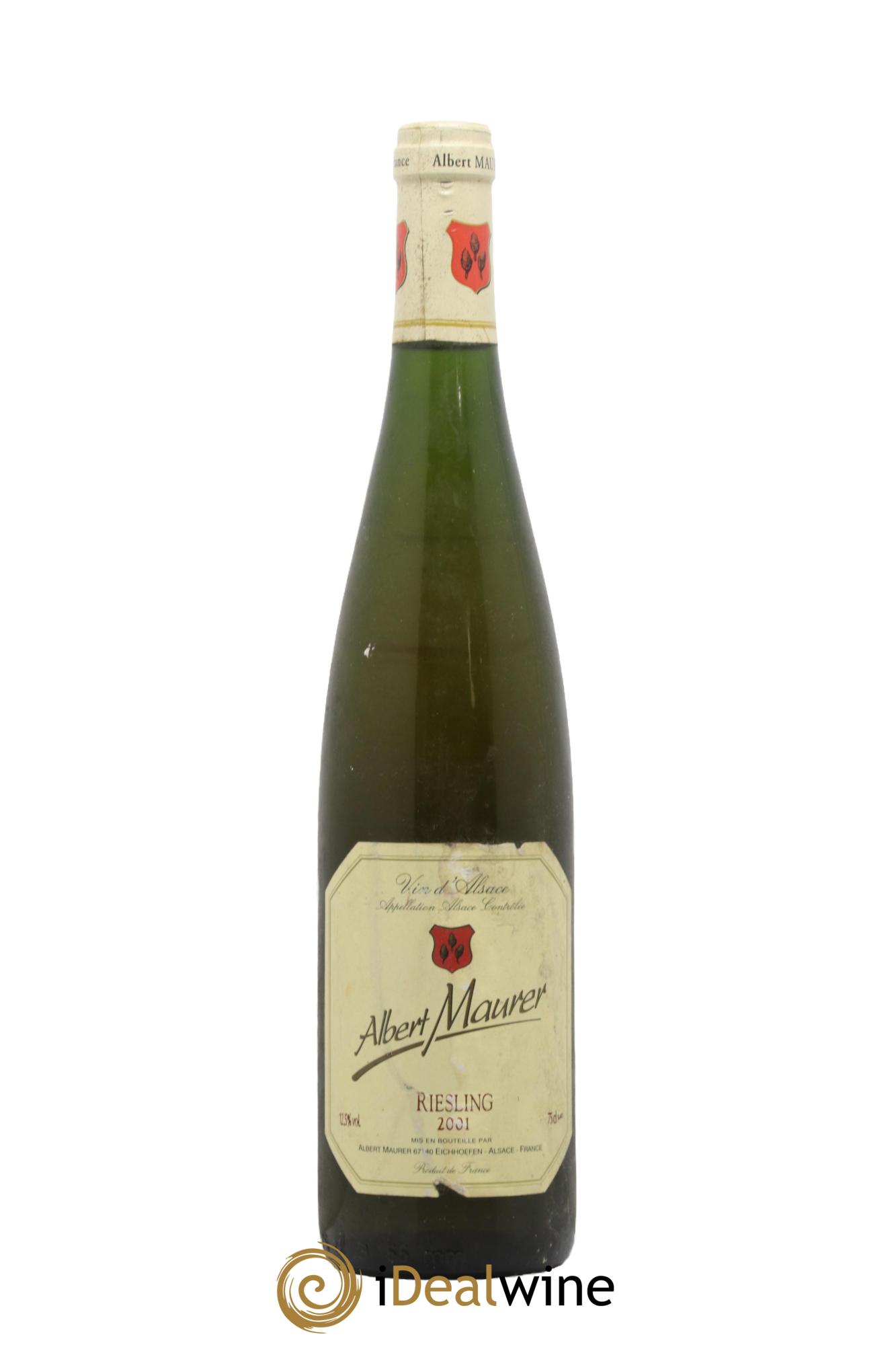 Alsace Riesling Albert Maurer 2001 - Lotto di 1 bottiglia - 0