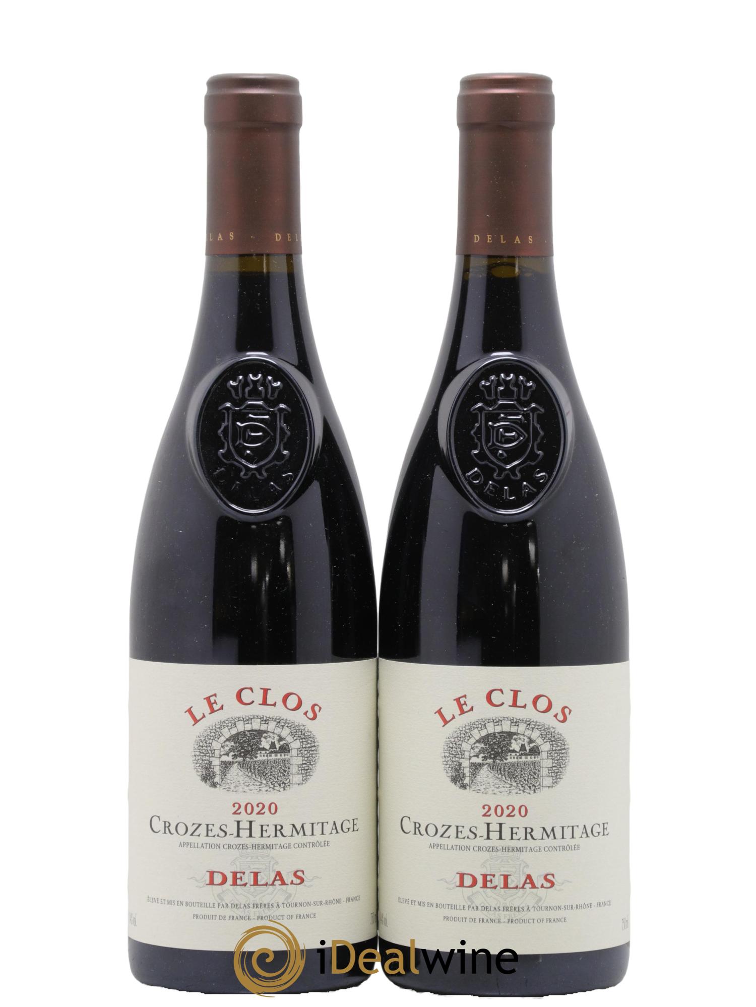 Crozes-Hermitage Le Clos Delas Frères 2020 - Lotto di 2 bottiglie - 0