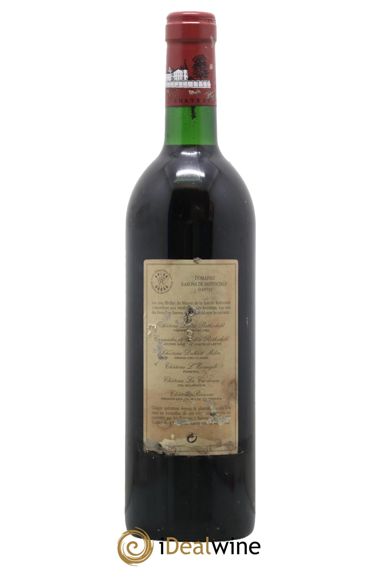 Château Lafite Rothschild 1er Grand Cru Classé 1991 - Posten von 1 Flasche - 1