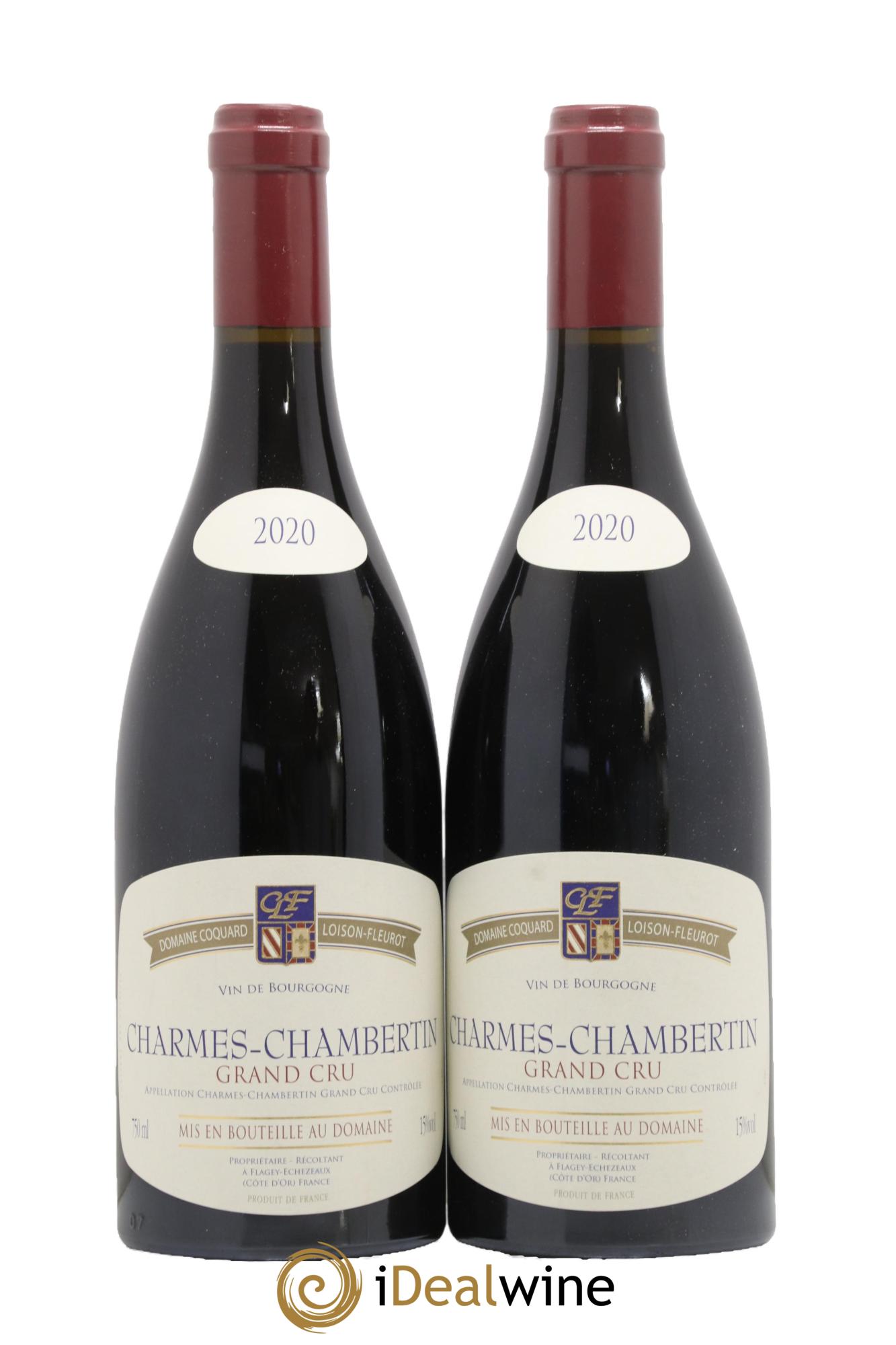 Charmes-Chambertin Grand Cru Coquard Loison-Fleurot 2020 - Posten von 2 Flaschen - 0