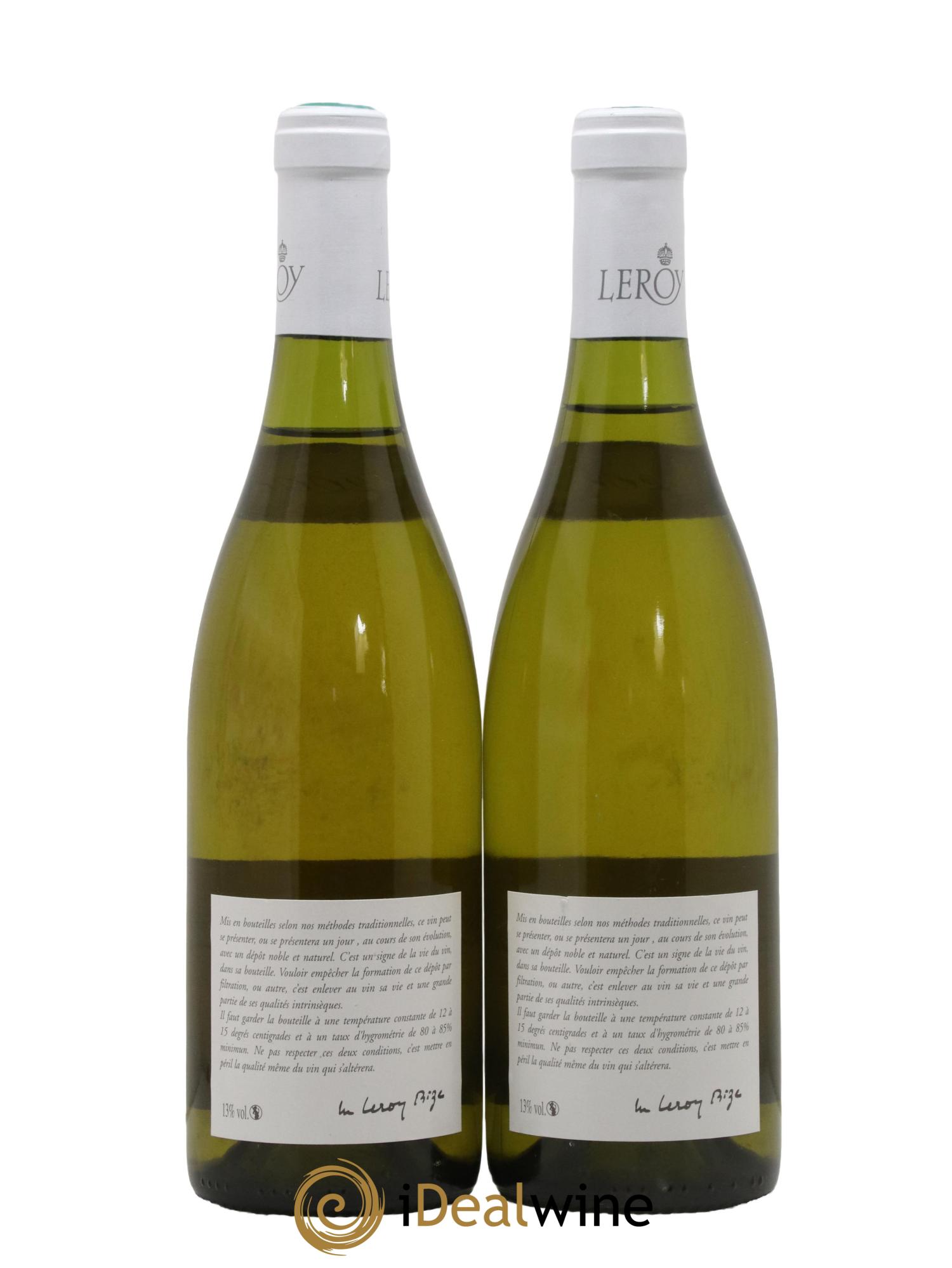 Meursault Leroy SA 2000 - Lot de 2 bouteilles - 1