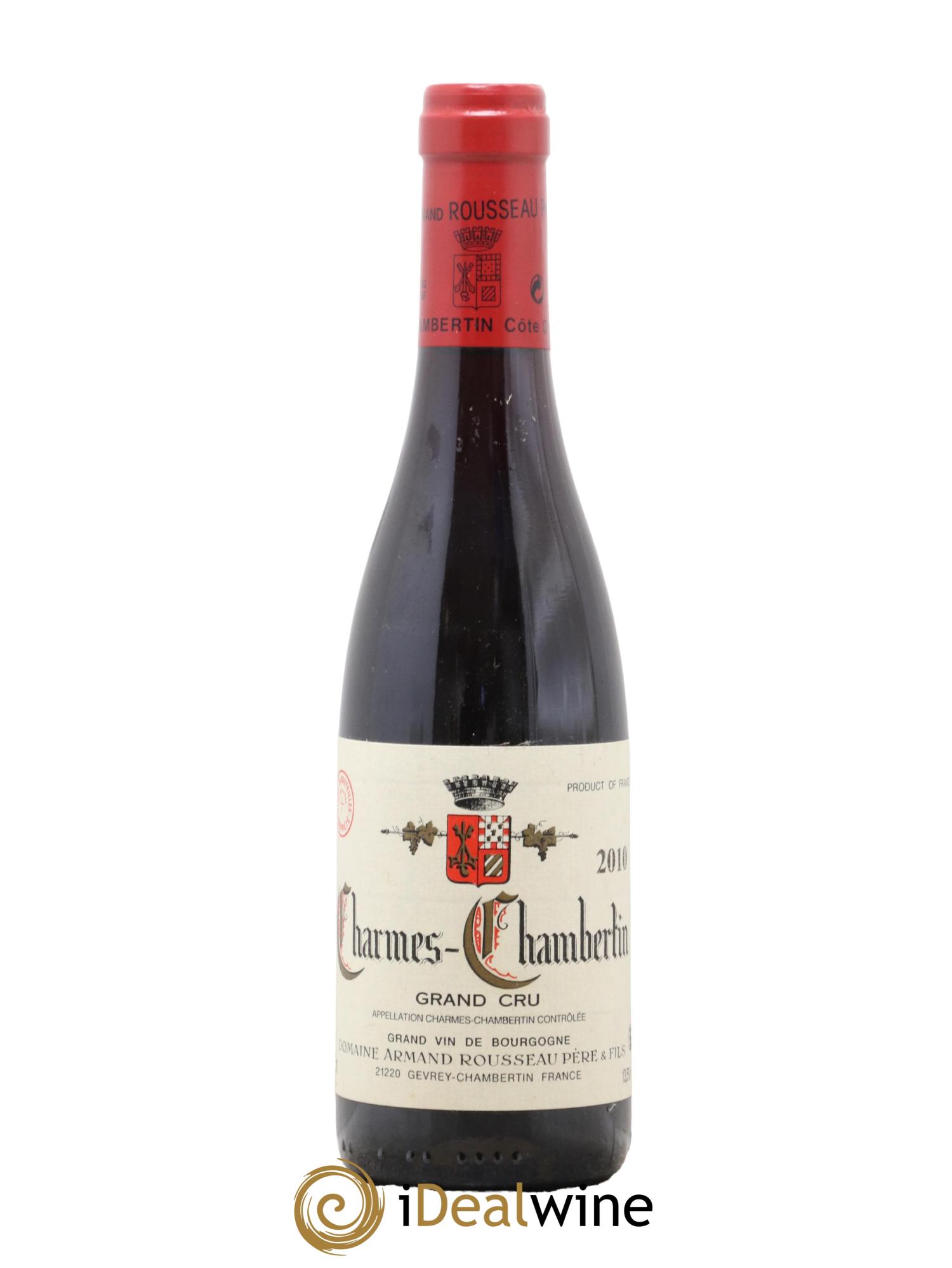 Charmes-Chambertin Grand Cru Armand Rousseau (Domaine)  2010 - Lot of 1 half-bottle - 0