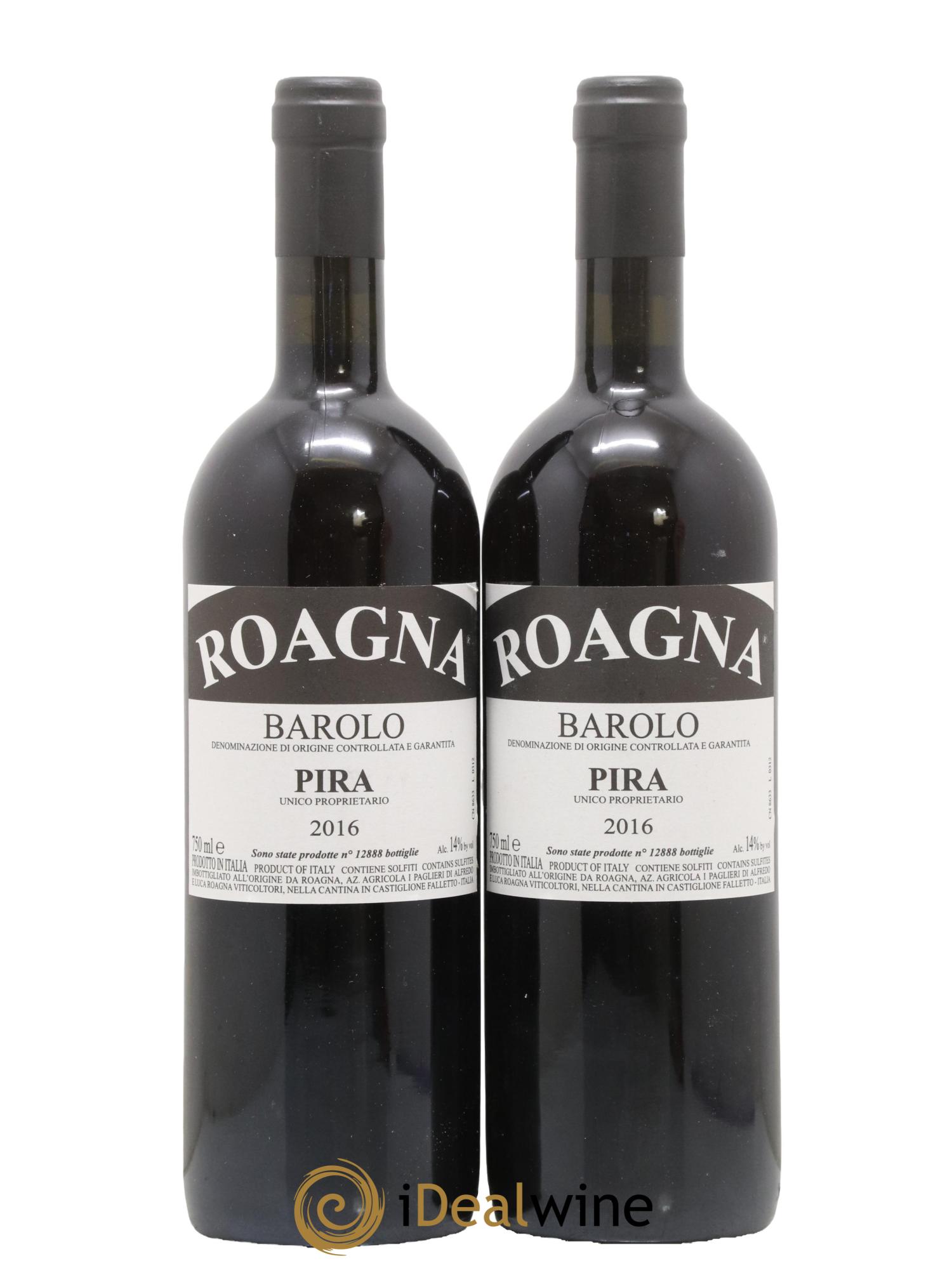 Barolo DOCG Pira Roagna 2016 - Lot of 2 bottles - 0