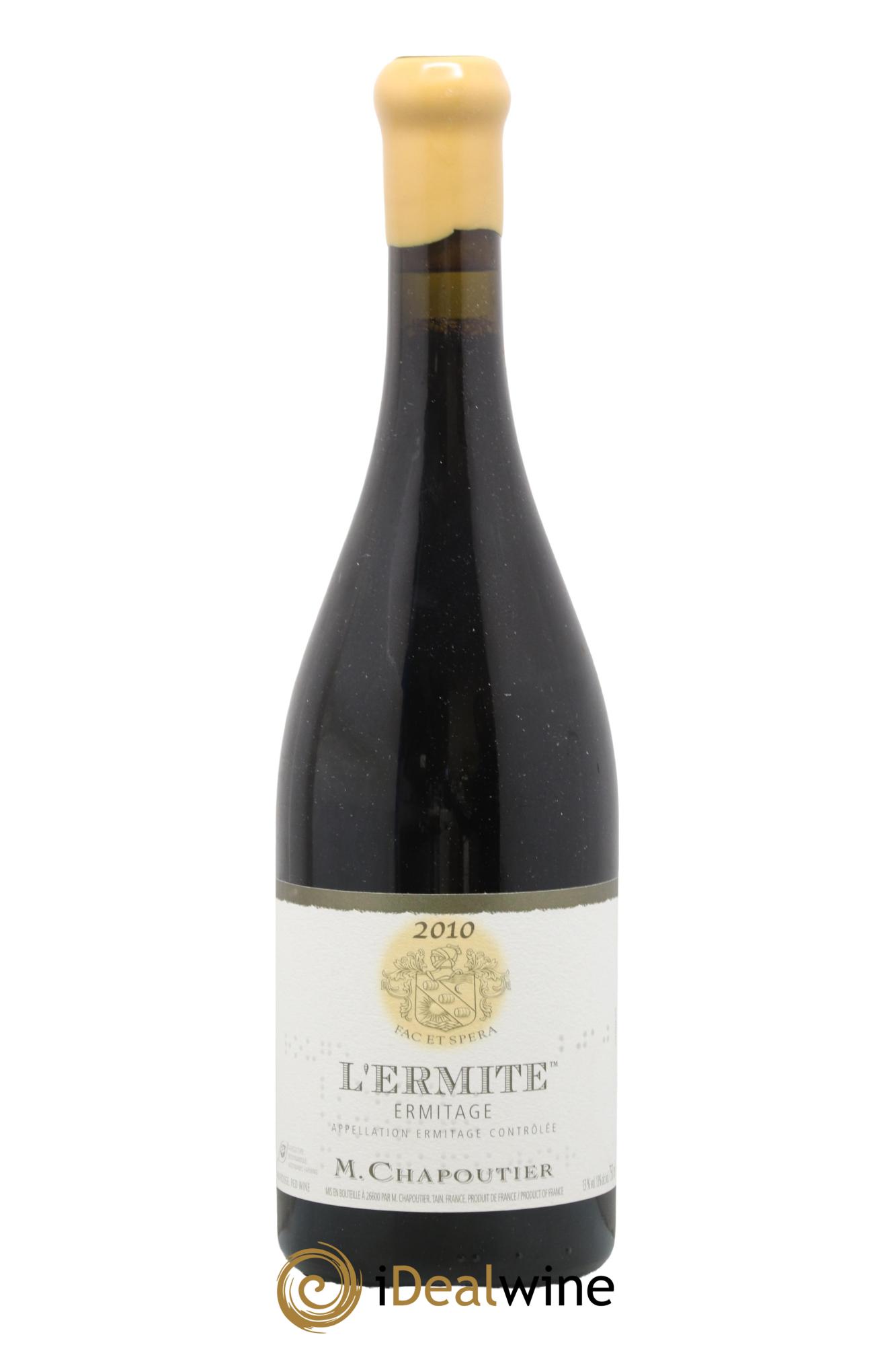 Hermitage Ermitage l'Ermite Chapoutier 2010 - Lotto di 1 bottiglia - 0