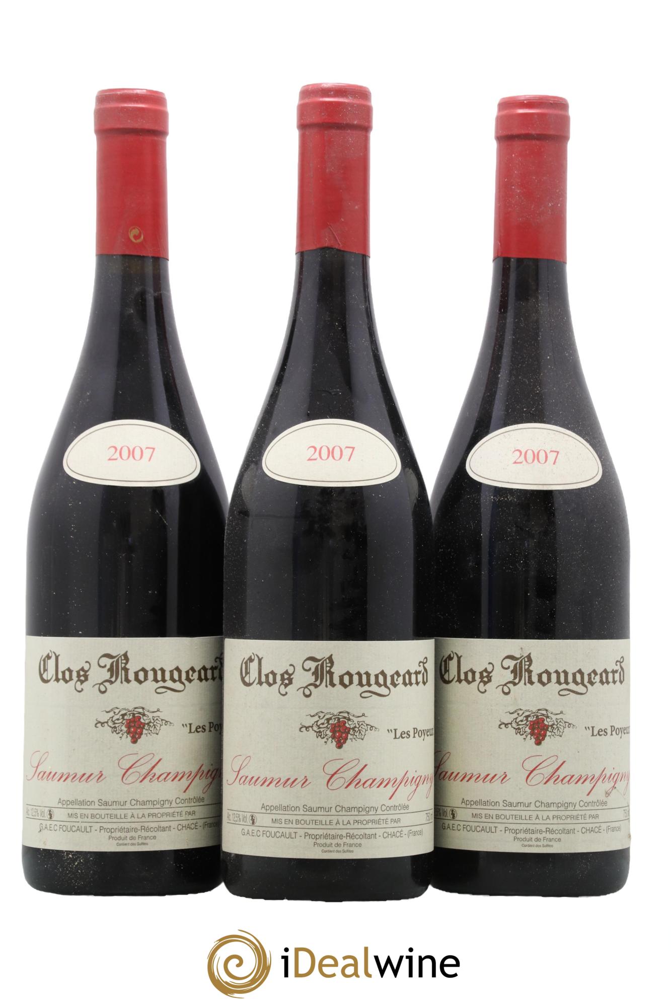 Saumur-Champigny Les Poyeux Clos Rougeard 2007 - Posten von 3 Flaschen - 0