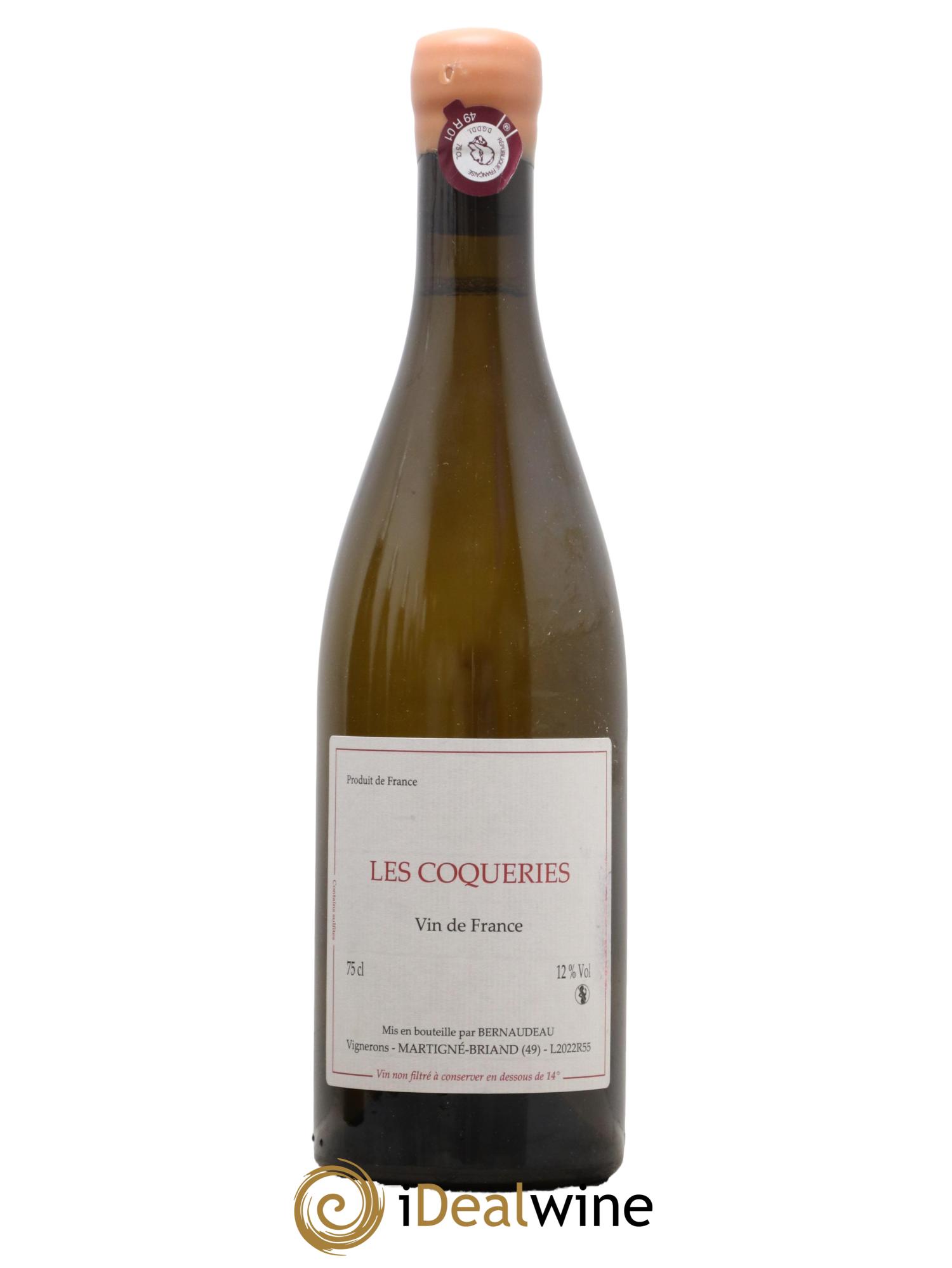 Vin de France Les Coqueries Stéphane Bernaudeau (Domaine) 2022 - Lot de 1 bouteille - 0