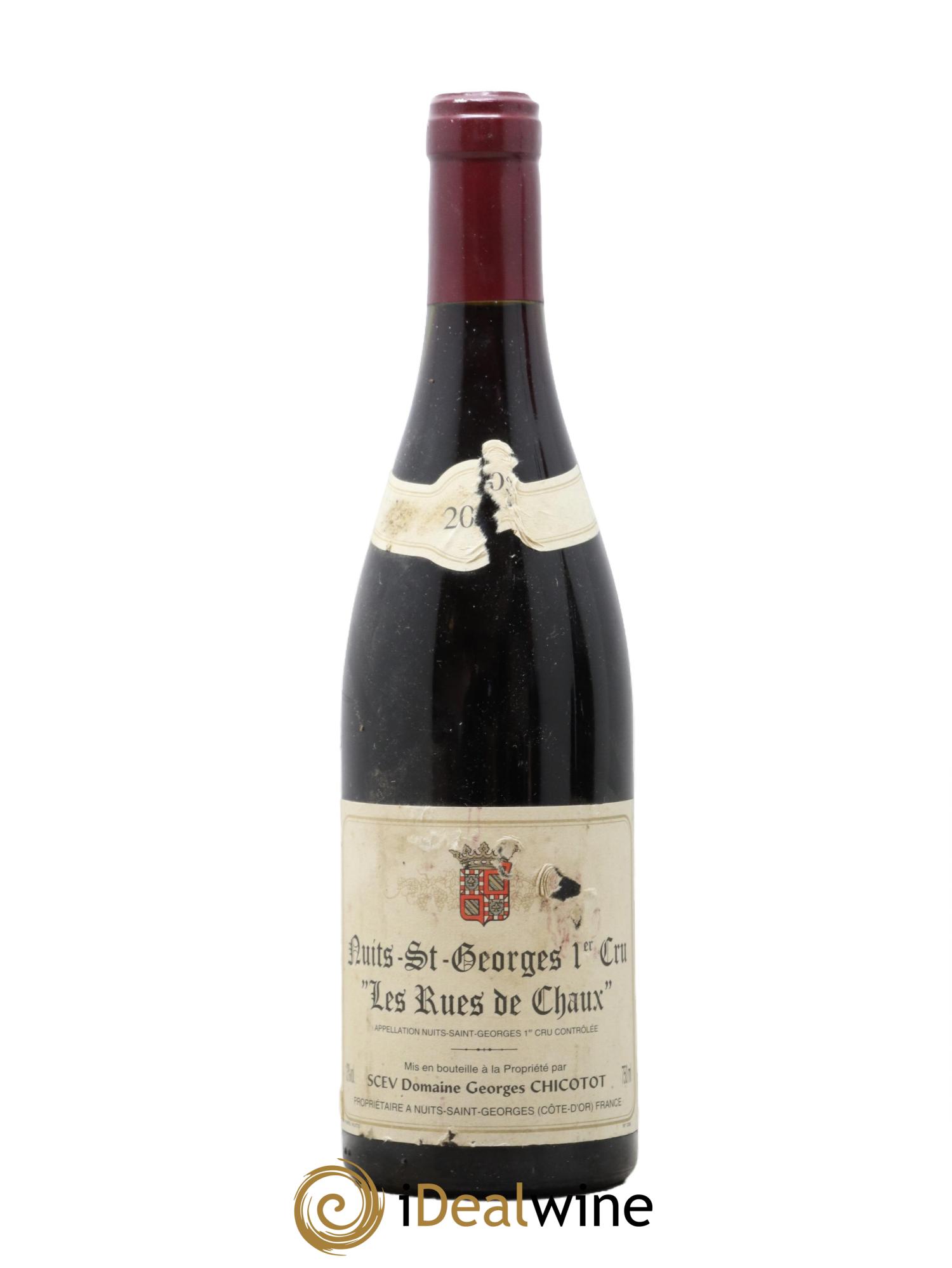 Nuits Saint-Georges 1er Cru Rues de Chaux Chicotot 2003 - Lot de 1 bouteille - 0