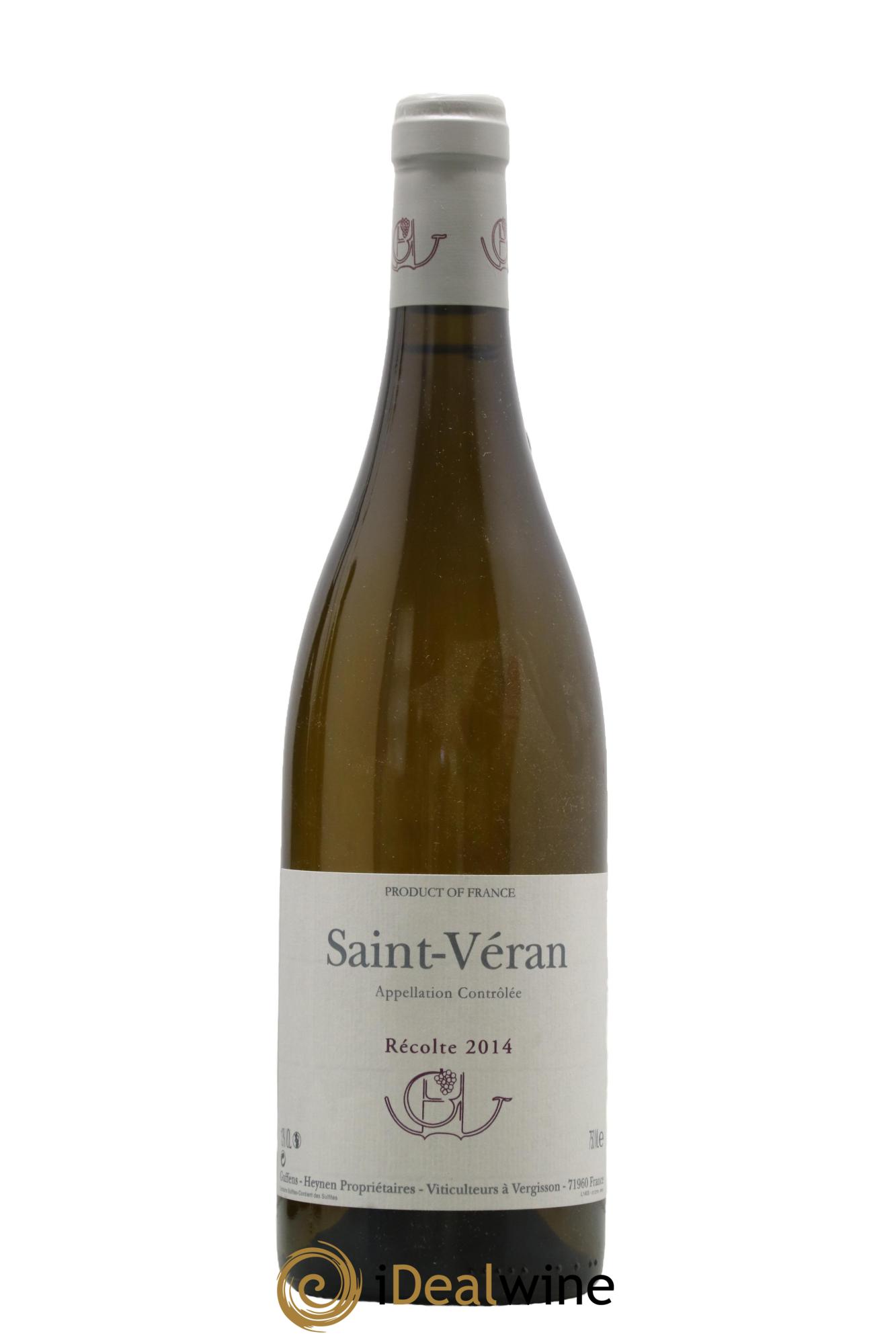 Saint-Véran Guffens-Heynen 2014 - Lot de 1 bouteille - 0