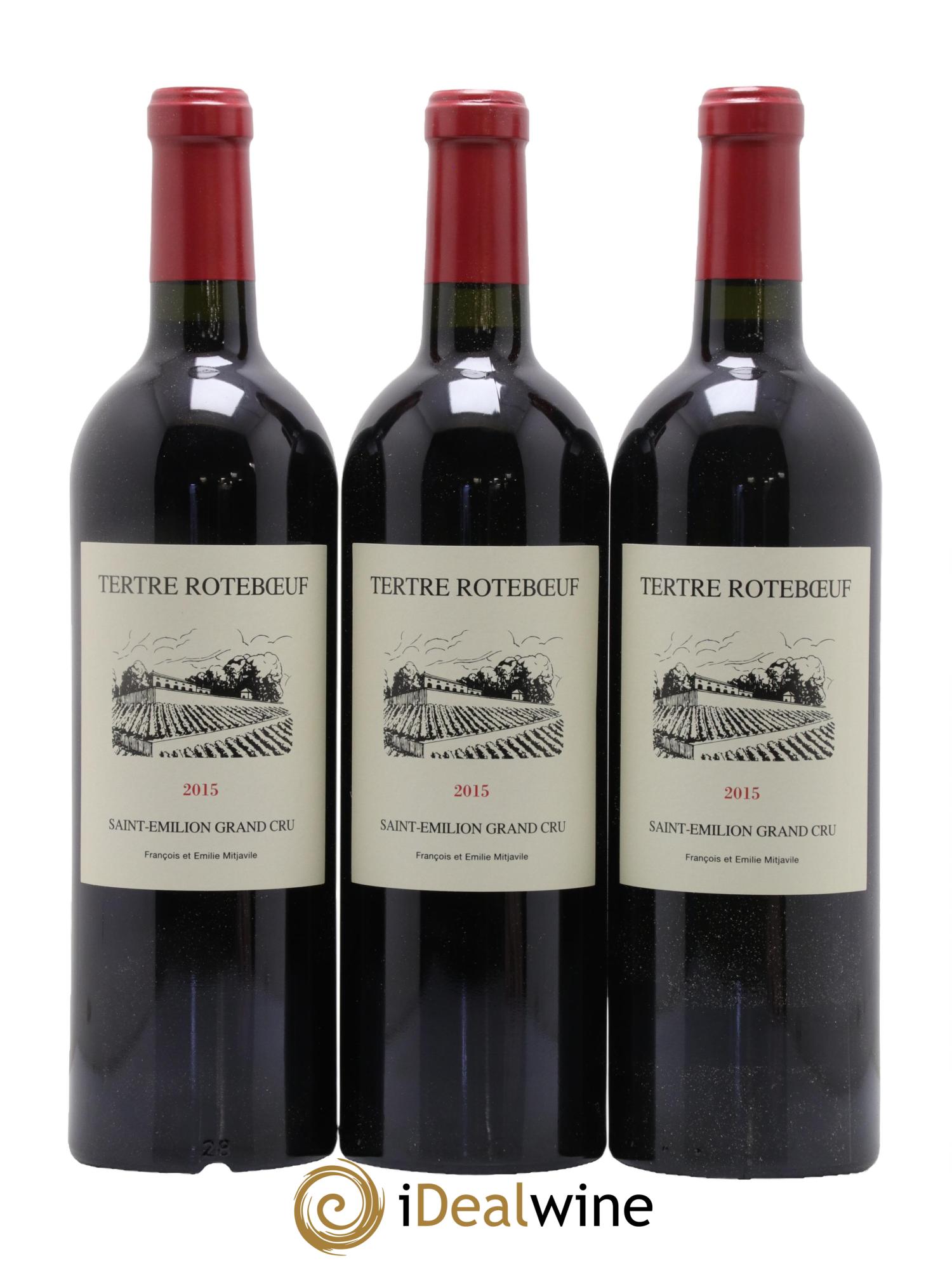 Château Tertre Roteboeuf 2015 - Lot of 6 bottles - 1