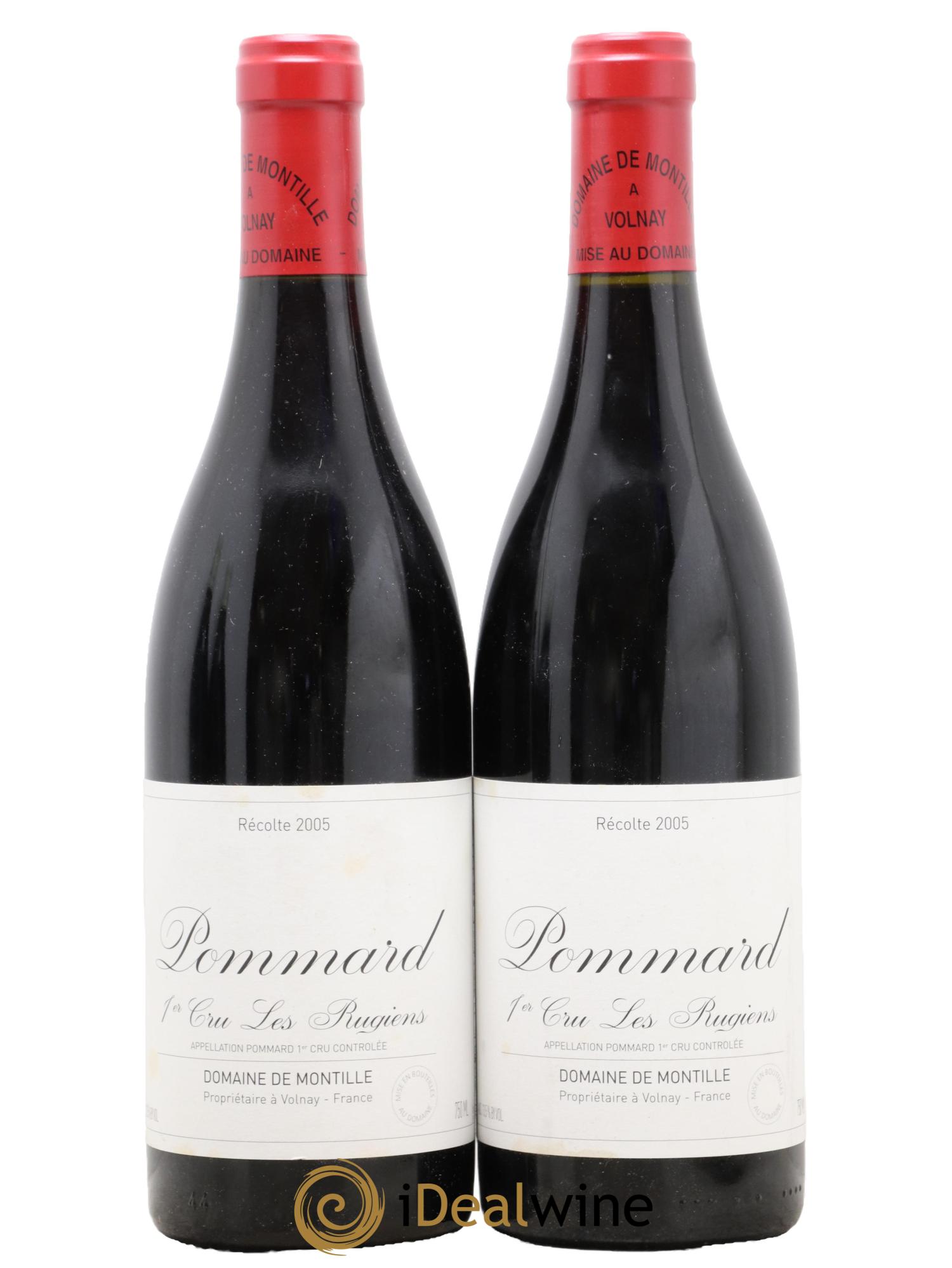 Pommard 1er Cru Les Rugiens De Montille (Domaine) 2005 - Lotto di 2 bottiglie - 0