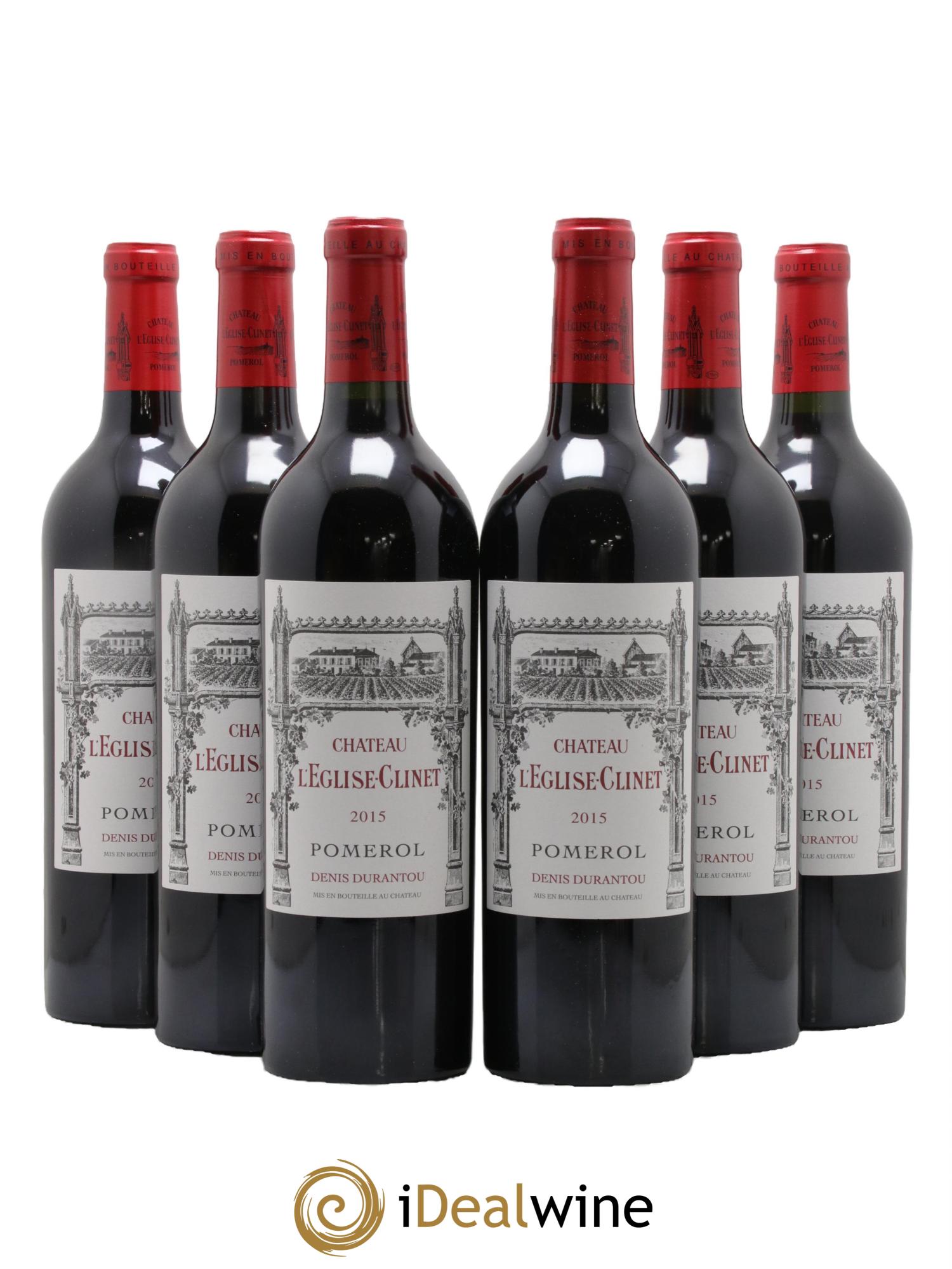 Château l' Église Clinet 2015 - Lot of 6 bottles - 0