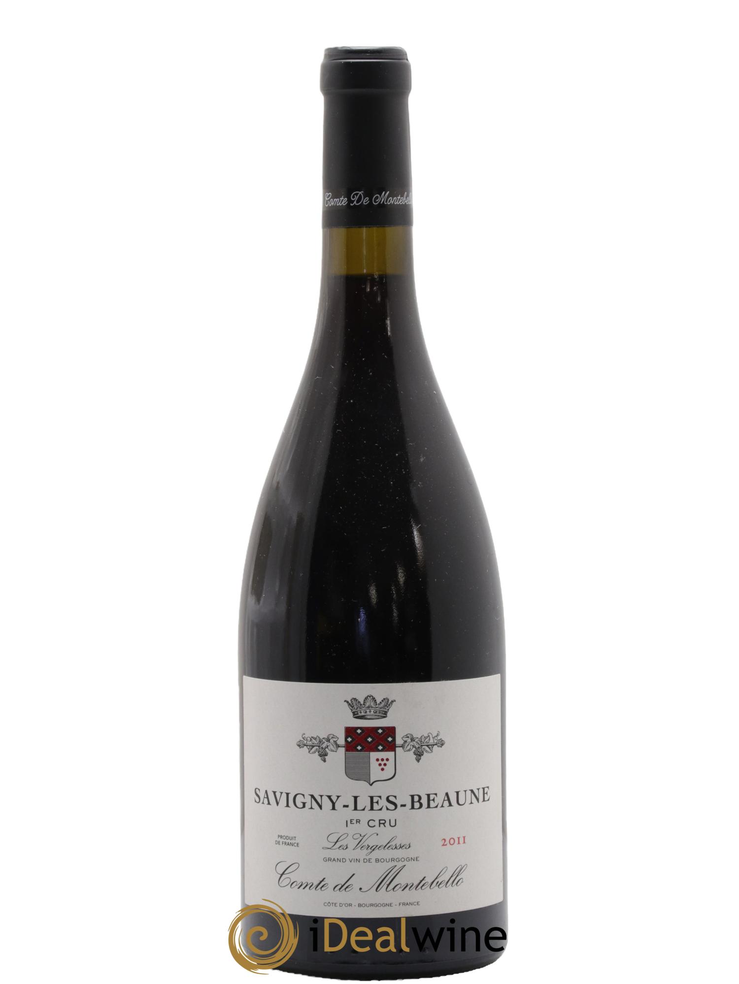 Savigny-lès-Beaune 1er Cru Les Vergelesses Comte de Montebello 2011 - Posten von 1 Flasche - 0