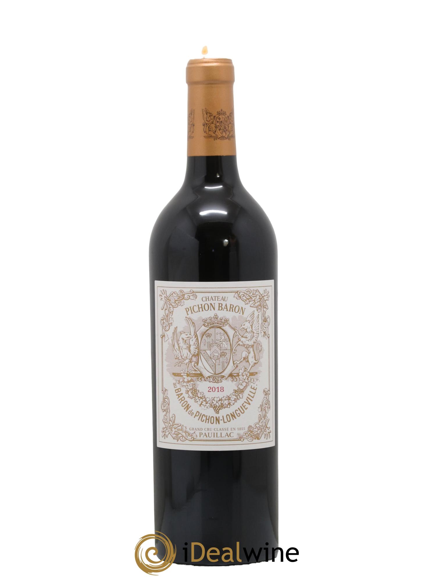 Pichon Longueville Baron 2ème Grand Cru Classé  2018 - Lotto di 1 bottiglia - 0