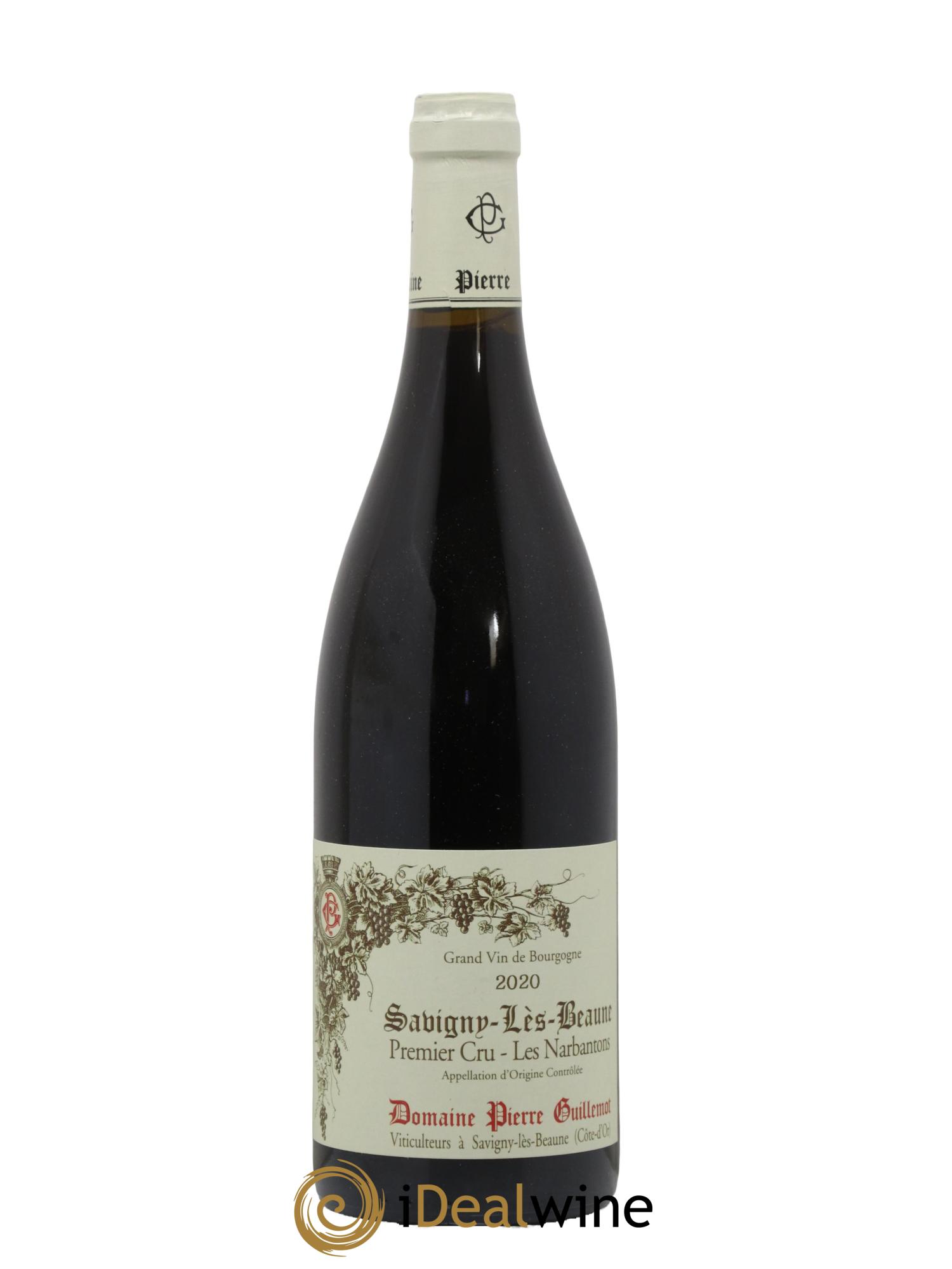 Savigny-lès-Beaune 1er Cru Les Narbantons Domaine Pierre Guillemot 2020 - Lotto di 1 bottiglia - 0