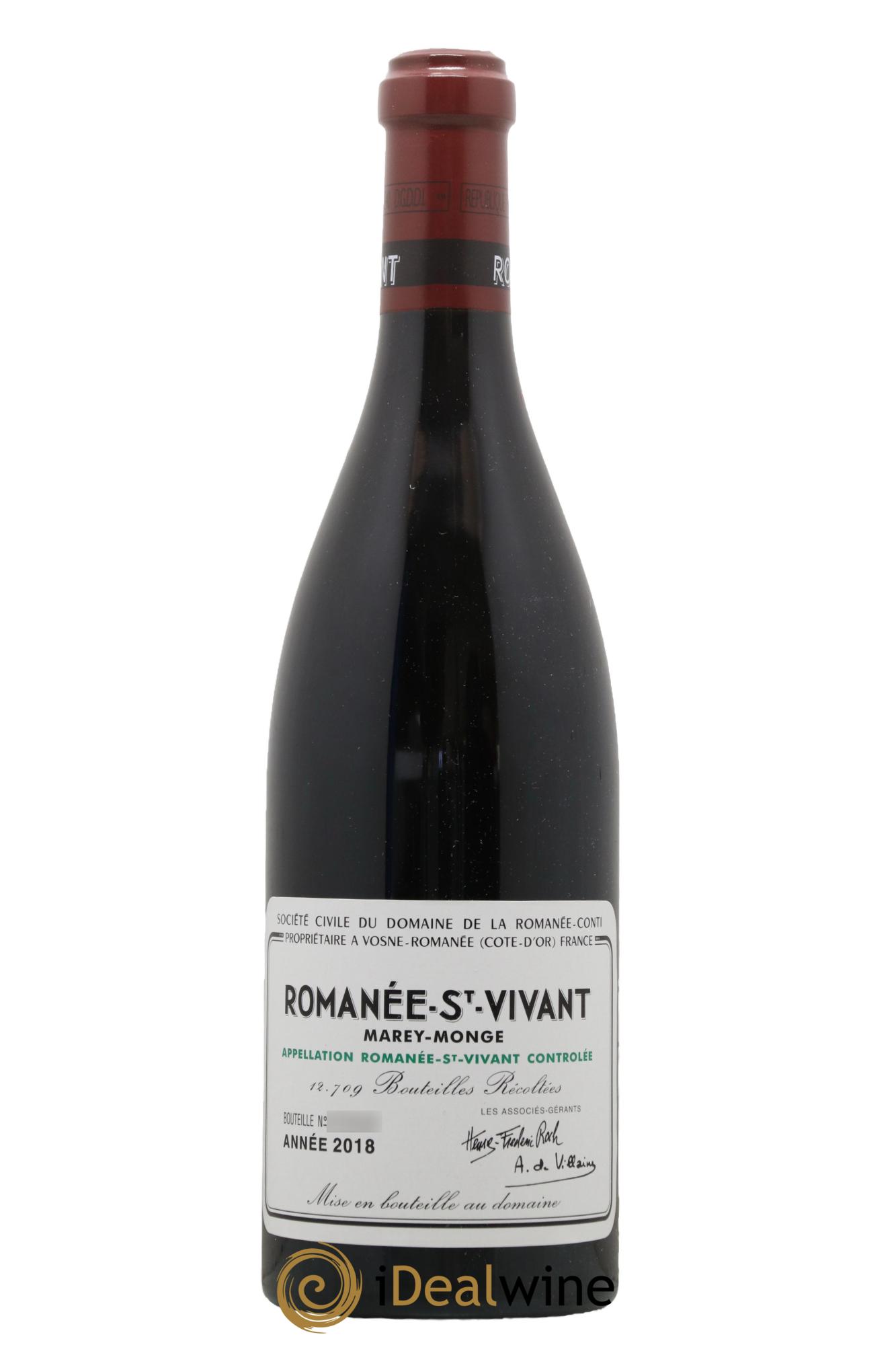 Romanée-Saint-Vivant Grand Cru Domaine de la Romanée-Conti 2018 - Lot of 1 bottle - 0