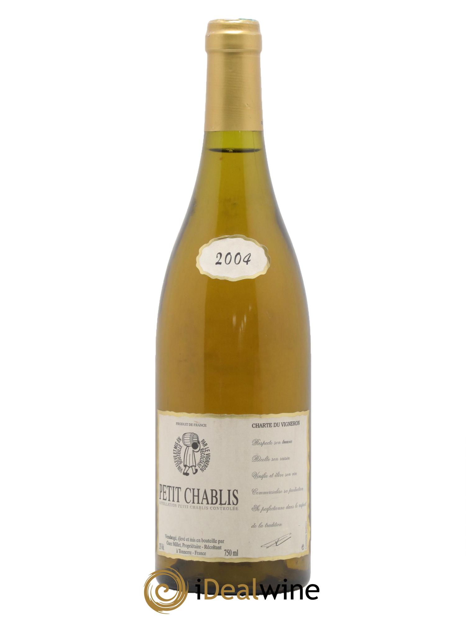 Petit Chablis Millet 2004 - Lot de 1 bouteille - 0