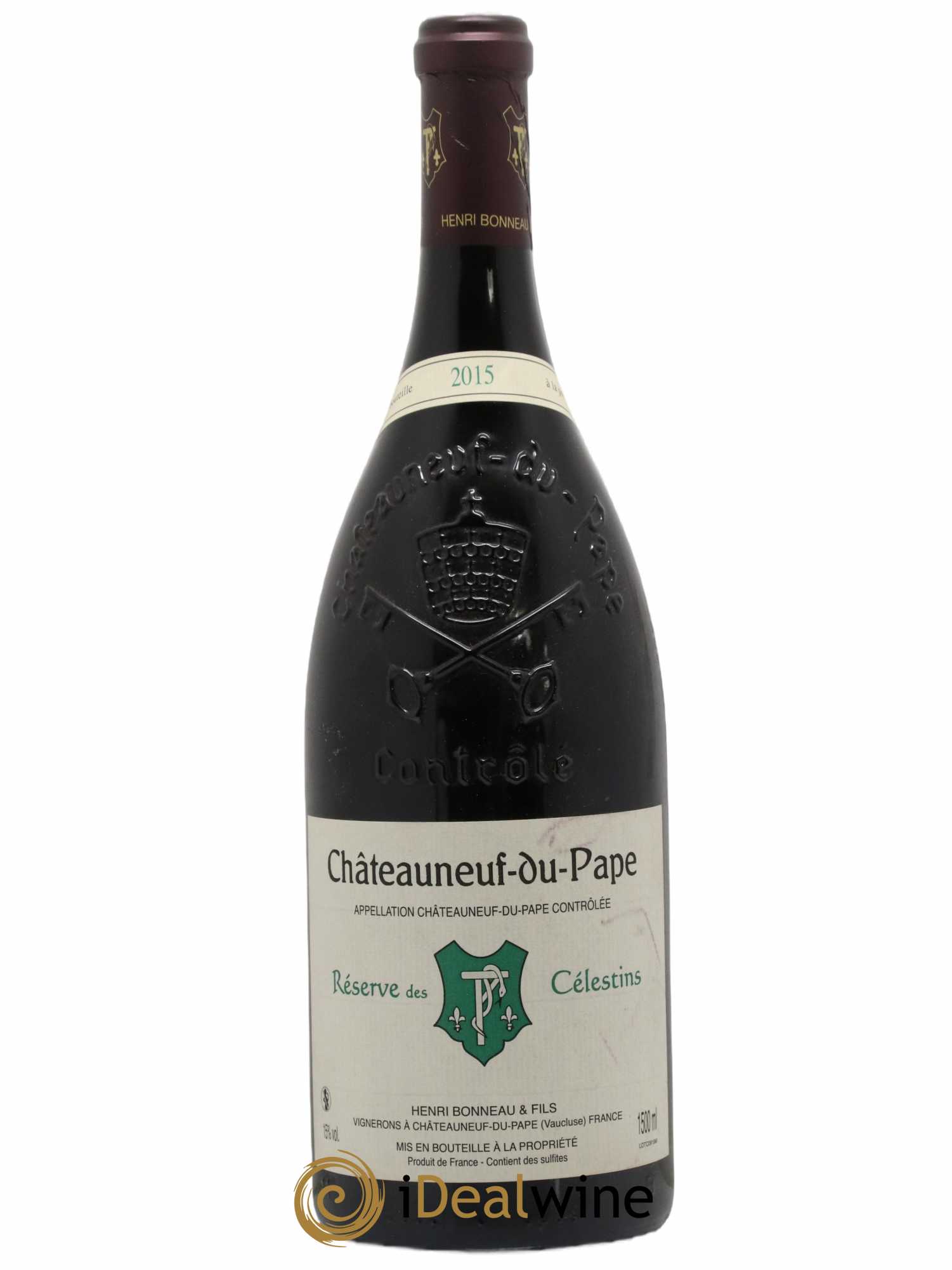 Châteauneuf-du-Pape Réserve des Célestins Henri Bonneau & Fils 2015 - Posten von 1 Magnum - 0