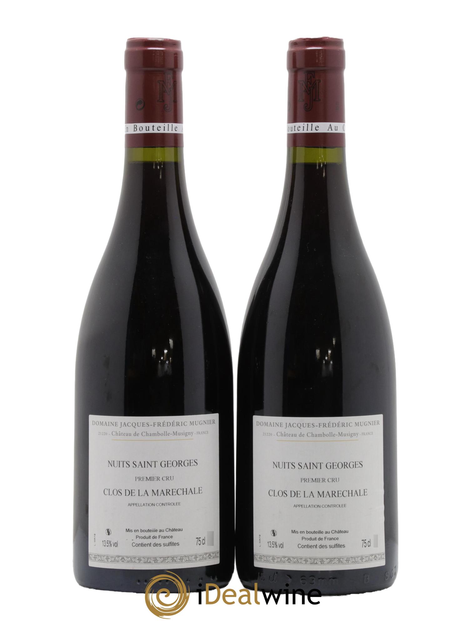 Nuits Saint-Georges 1er Cru Clos de La Maréchale Jacques-Frédéric Mugnier 2019 - Lot de 2 bouteilles - 1