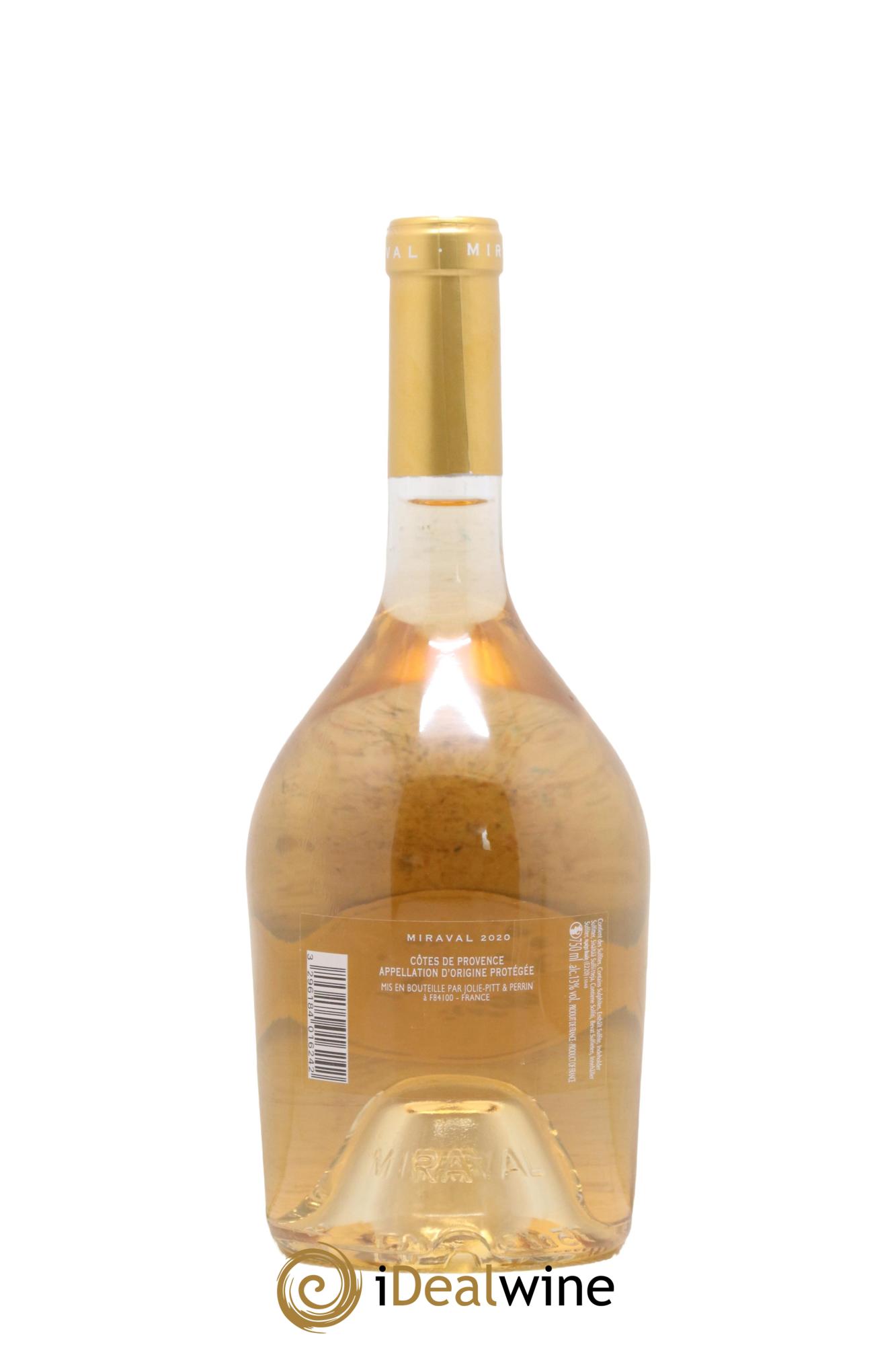 Côtes de Provence Château de Miraval  2020 - Lot de 1 bouteille - 1