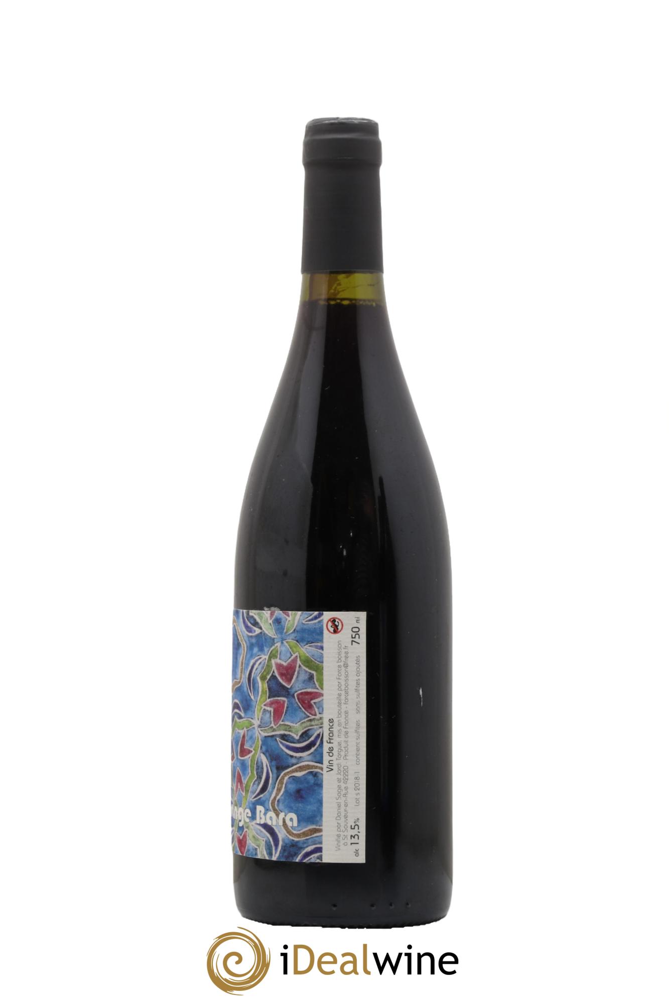 Vin de France Grange Bara Daniel Sage  2017 - Lotto di 1 bottiglia - 1