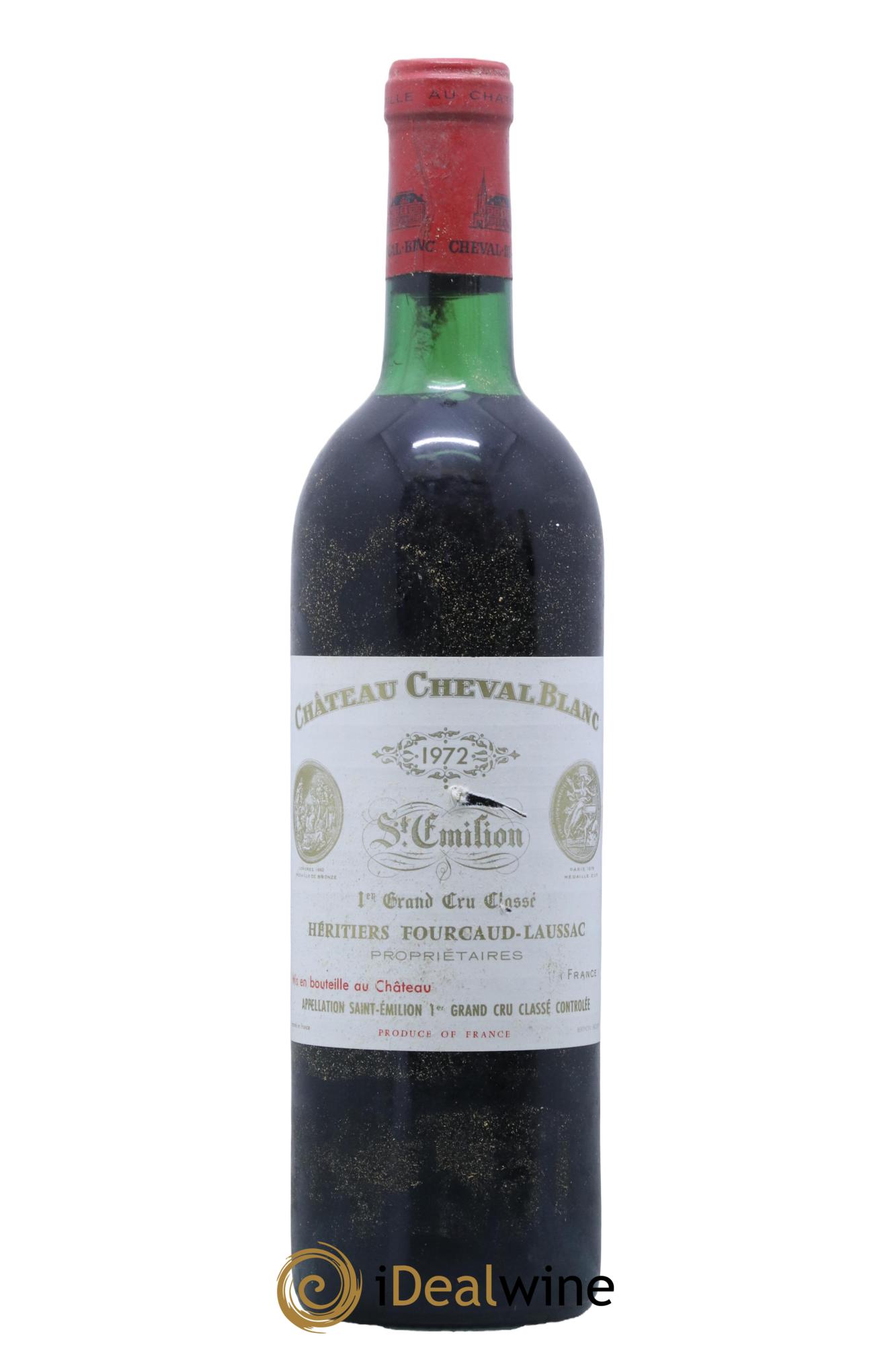 Château Cheval Blanc 1er Grand Cru Classé A 1972 - Lot de 1 bouteille - 0