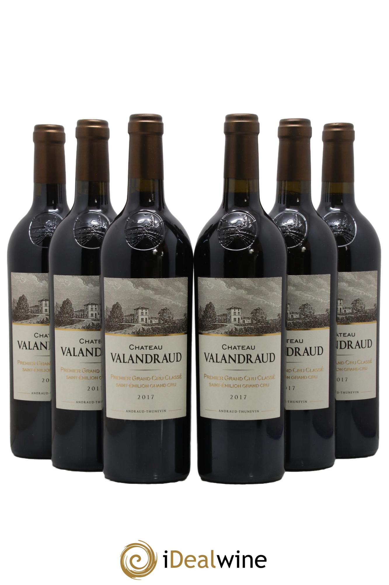 Château de Valandraud 1er Grand Cru Classé B depuis 2012  2017 - Lot of 6 bottles - 0