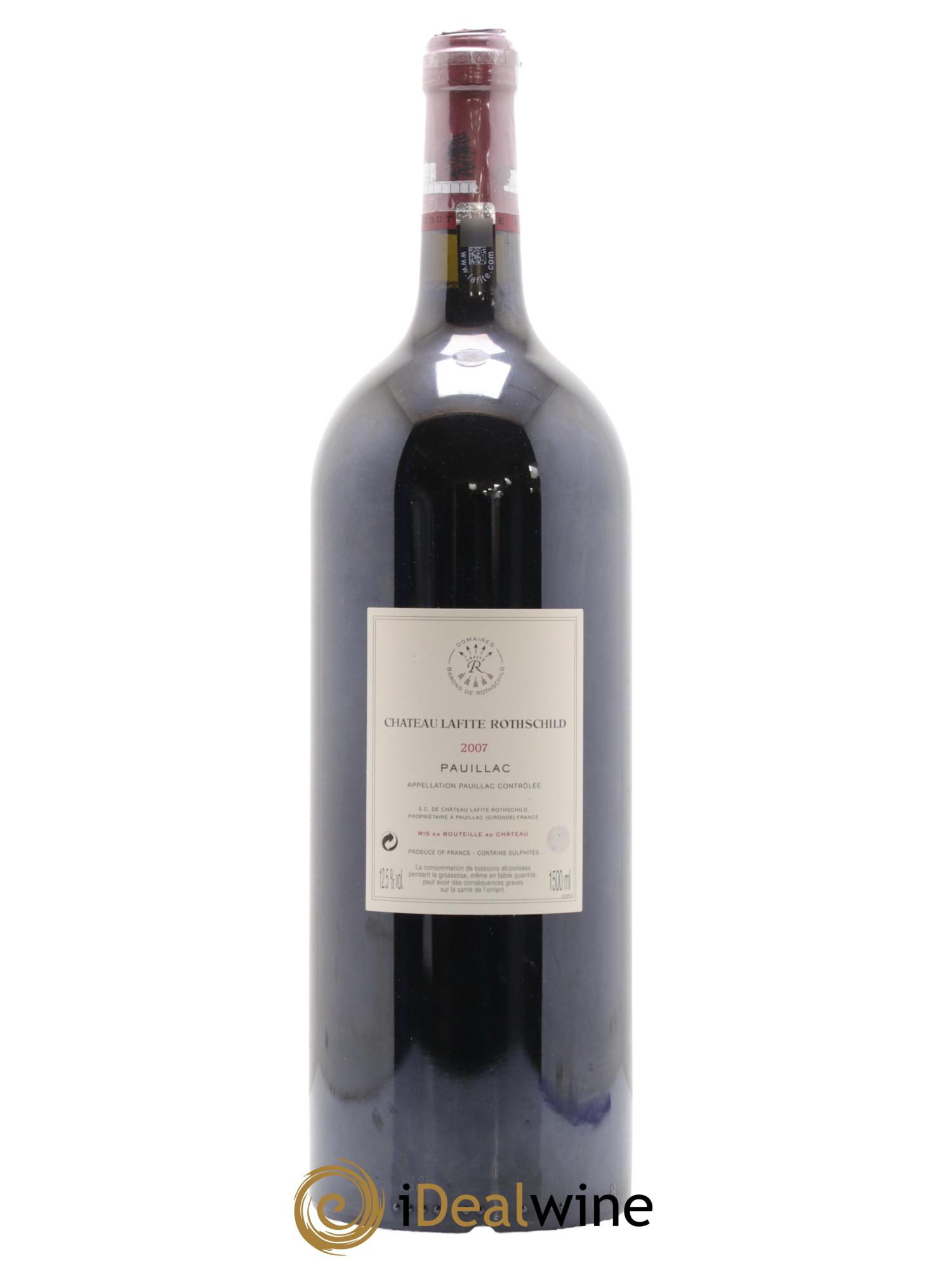 Château Lafite Rothschild 1er Grand Cru Classé 2007 - Lot de 1 magnum - 2