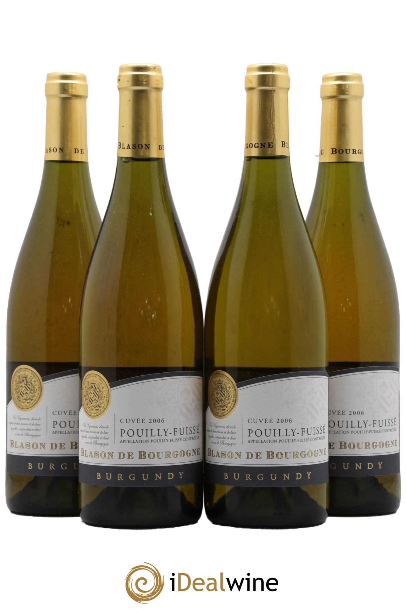 Pouilly-Fuissé Blason De Bourgogne 2006 - Posten von 4 Flaschen - 0