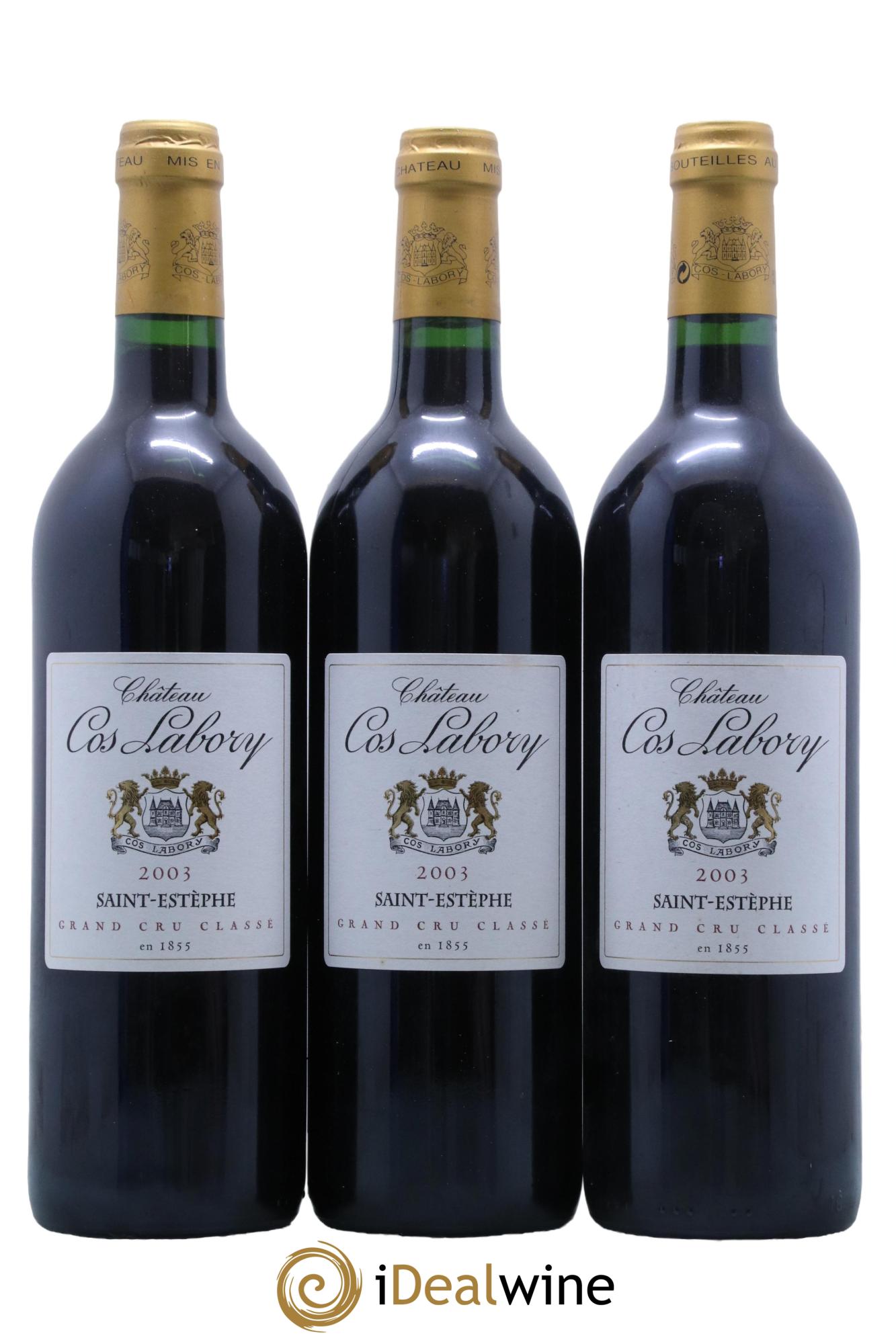 Château Cos Labory 5ème Grand Cru Classé  2003 - Lotto di 12 bottiglie - 4