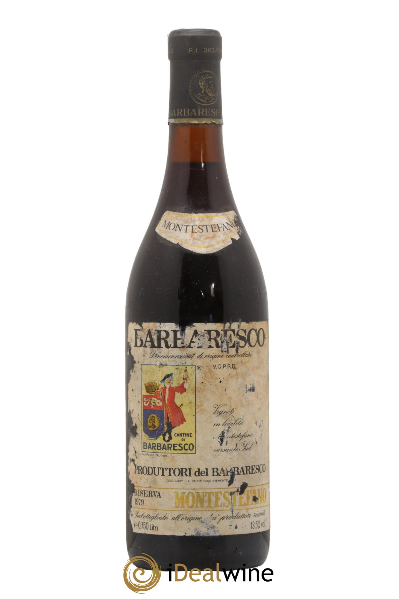 Barbaresco DOCG Riserva Montestefano Produttori del Barbaresco 1979 - Lot de 1 bouteille - 0